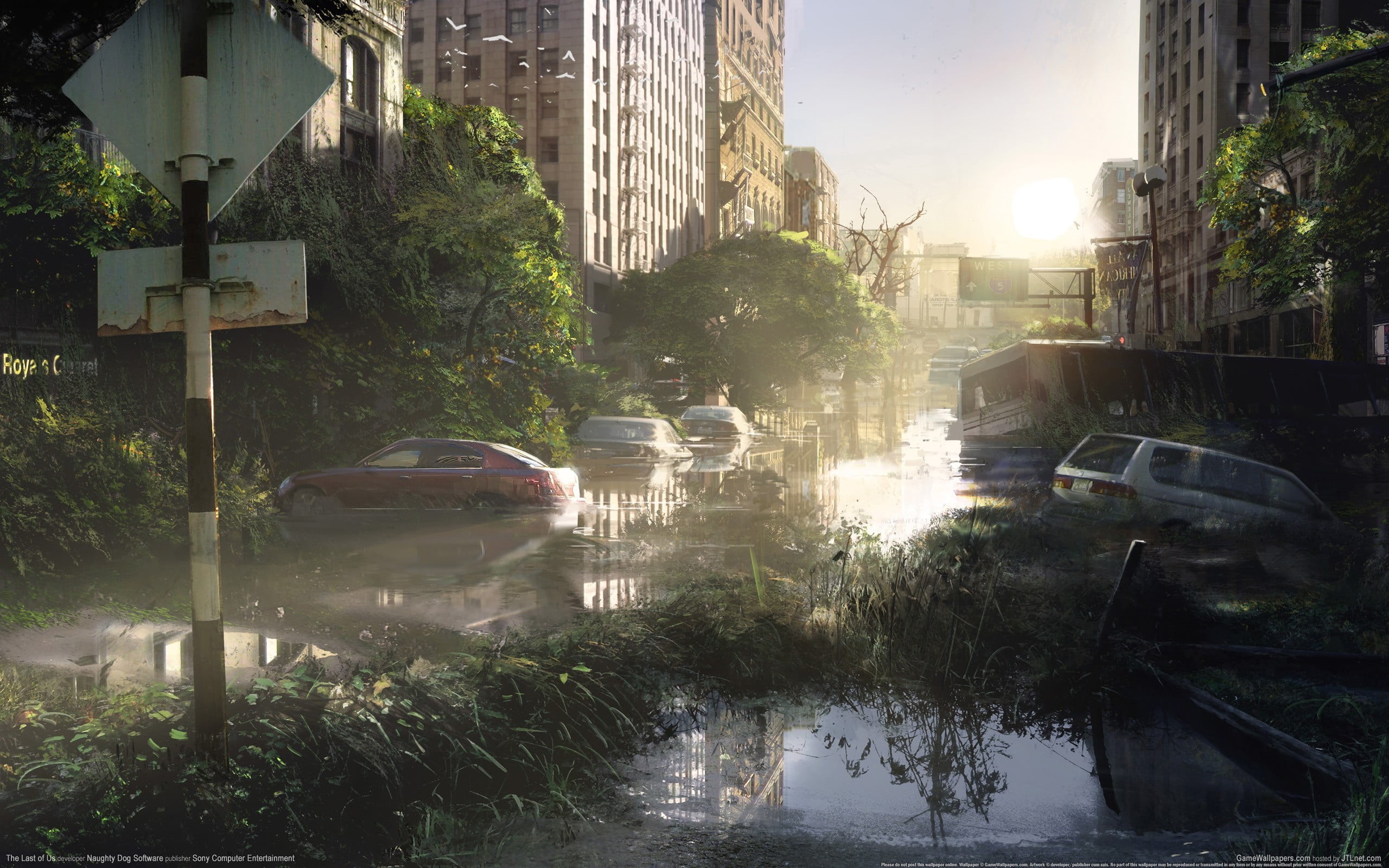 transportation, architecture, mode of transportation, station, built Structure, video games, cityscape, water, new York City, tree, wagon, canal, land vehicle, HD Wallpaper