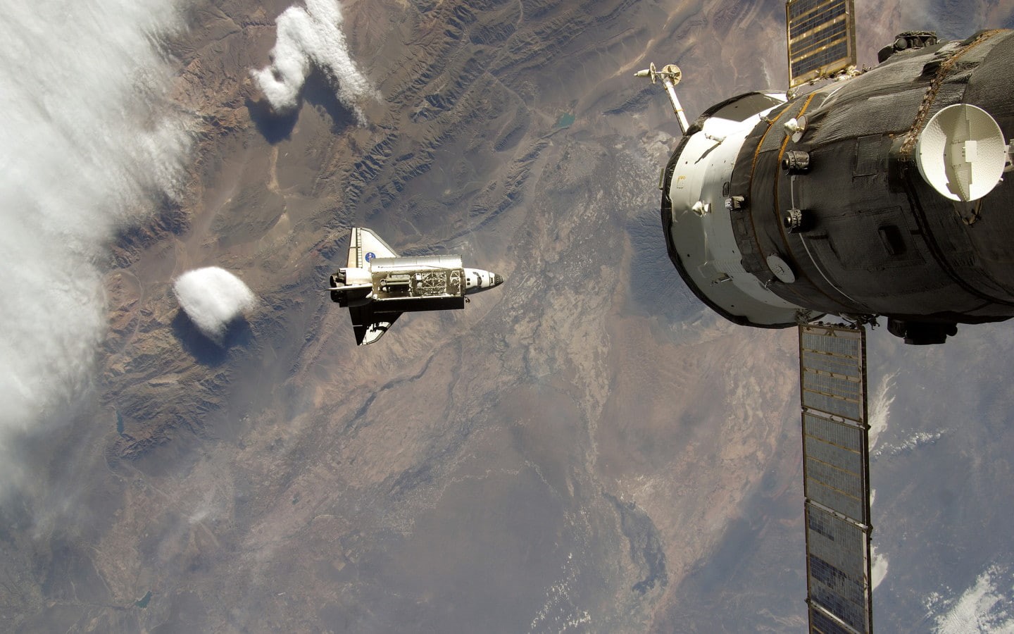 space, station, shuttle, hd, earth, 720P, HD Wallpaper
