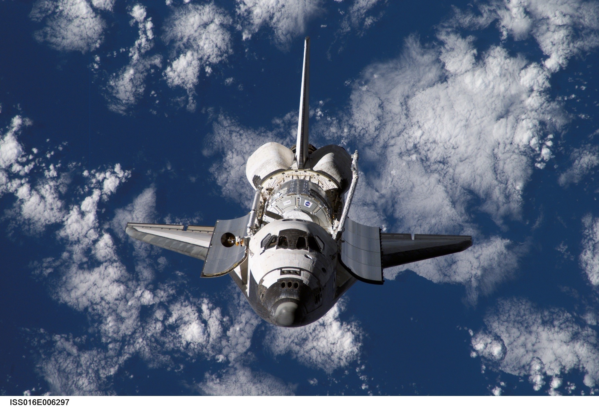 black, spaceship, approach, space, cloud - sky, space exploration, blue, gray, air, mission, outdoors, airplane, motion, no people, 1080P, ship, mode of transportation, HD Wallpaper