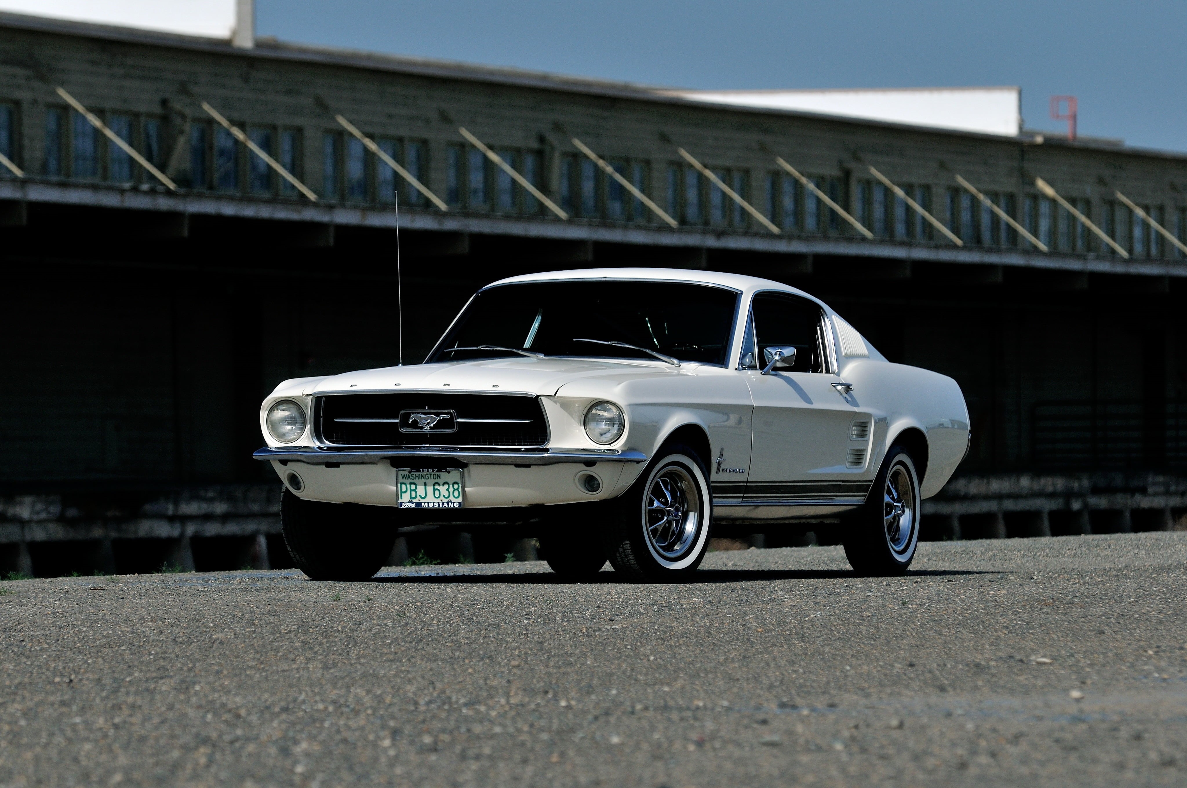 Ford, 1967, Fastback, Mustang, 4K, HD Wallpaper
