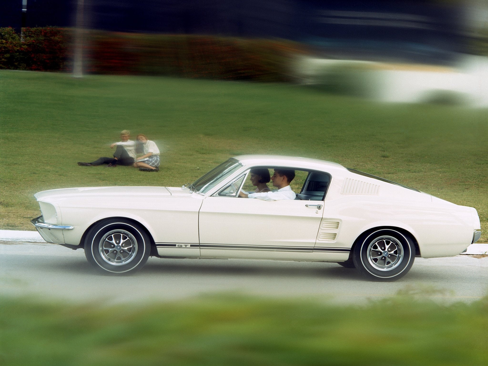 g t, mustang, fastback, 1967, classic, 1080P, muscle, ford, HD Wallpaper