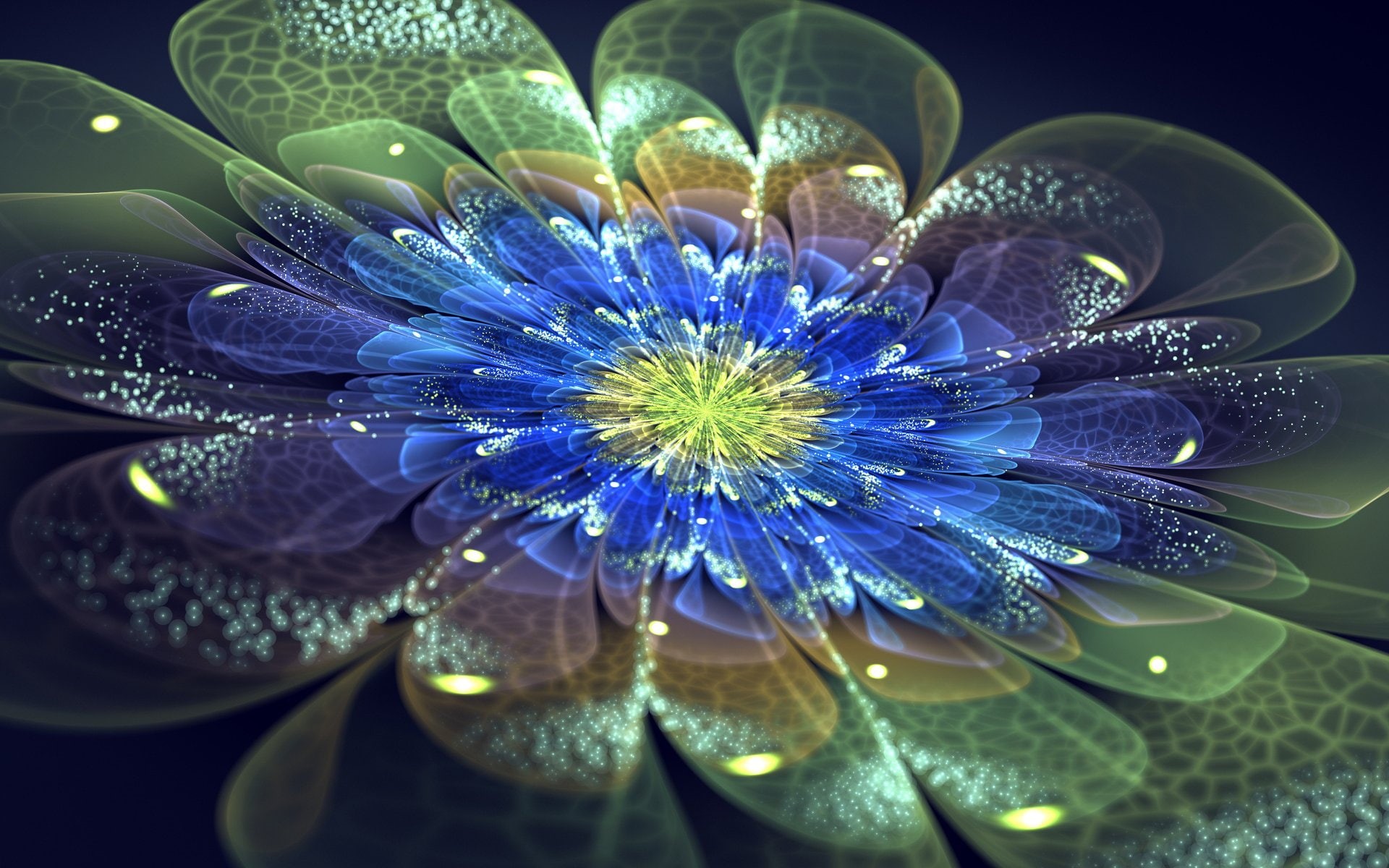 1920x1200 px, px, 1080P, Flowers, x, petals, Neon, ducks, hd, art, animals, HD Wallpaper