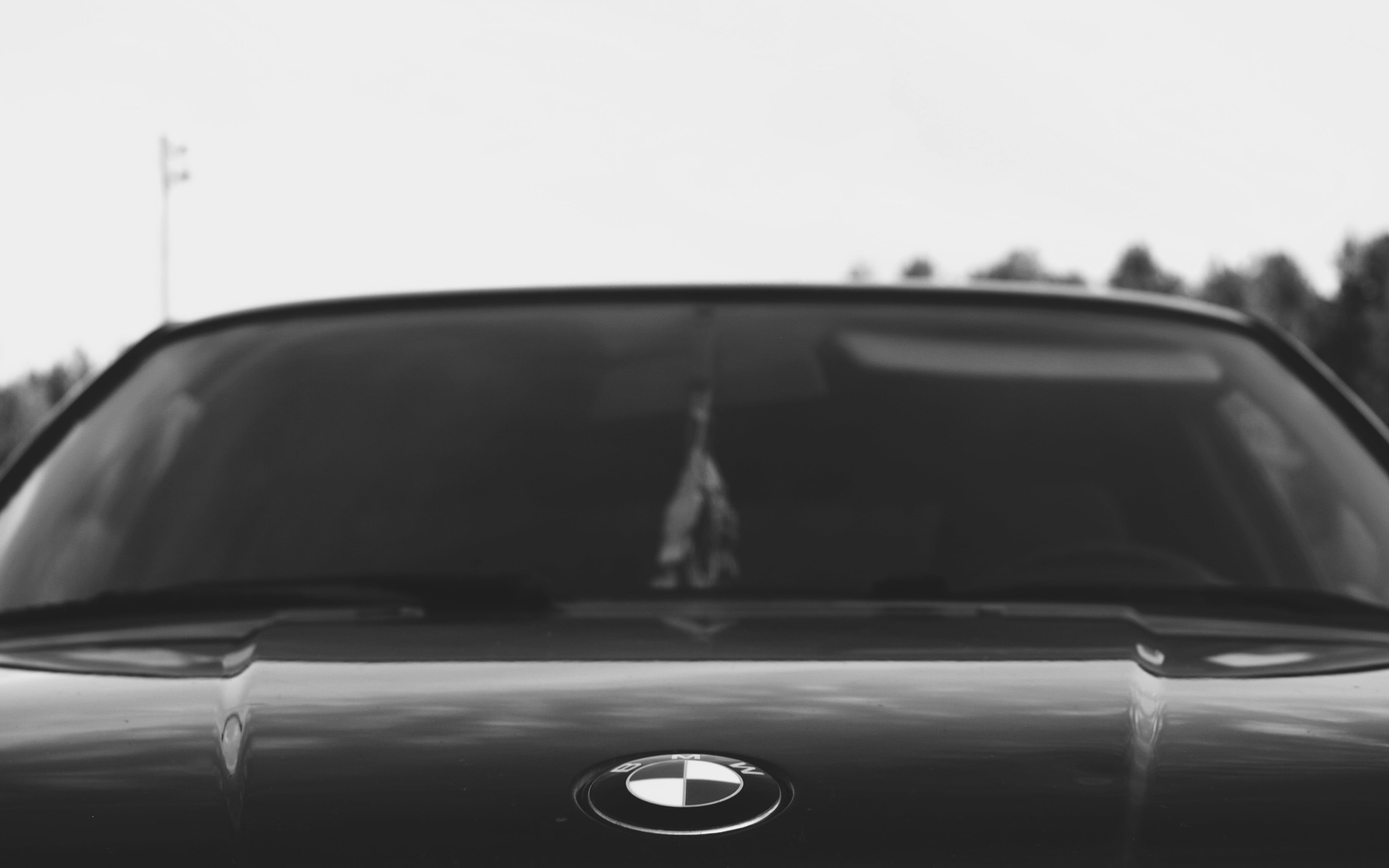 BMW E34, no people, air fresheners, BMW, 2K, car, mode of transportation, transportation, vehicle, sky, vehicle interior, glass - material, windshield, HD Wallpaper
