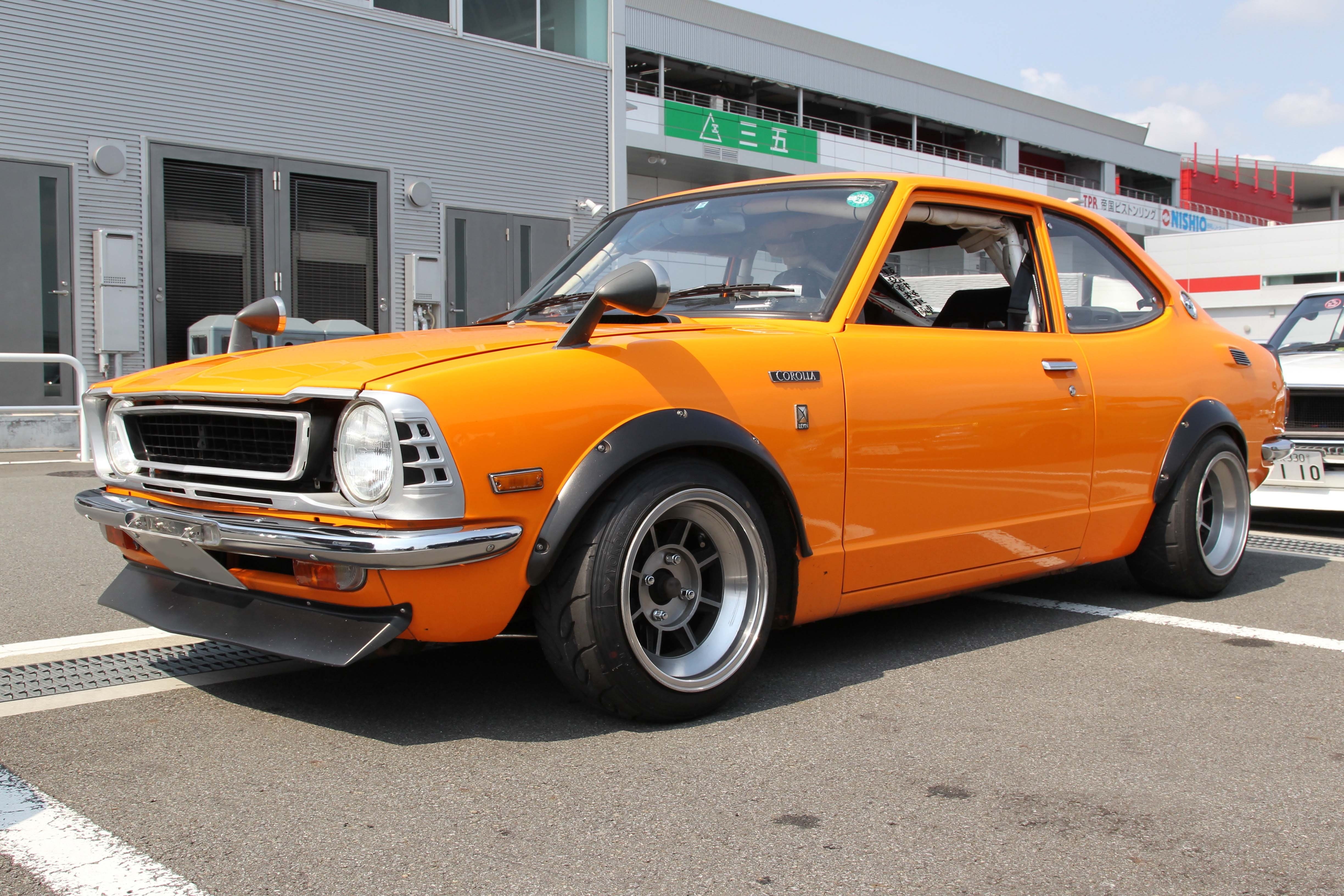 technology, jdm, corolla, toyota, japanese, orange, muscle, hd, classic, vehicles, 4K, art, mar, cars, domestic, HD Wallpaper