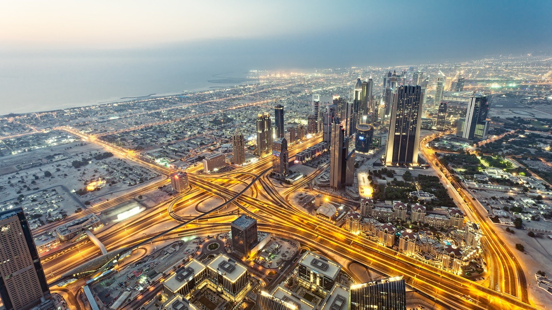 united arab emirates, exposure, aerial, united, photography, arab, city, 1080P, emirates, road, dubai, long exposure, hdr, long, HD Wallpaper