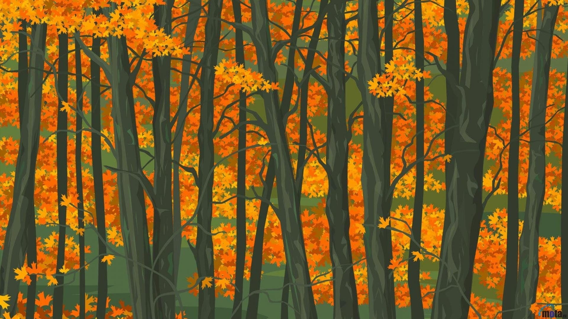art, Green, forest, glass, Trees, leaves, 1920x1080 px, x, breaking, Jungle, bad, hd, px, abstract, 1080P, HD Wallpaper