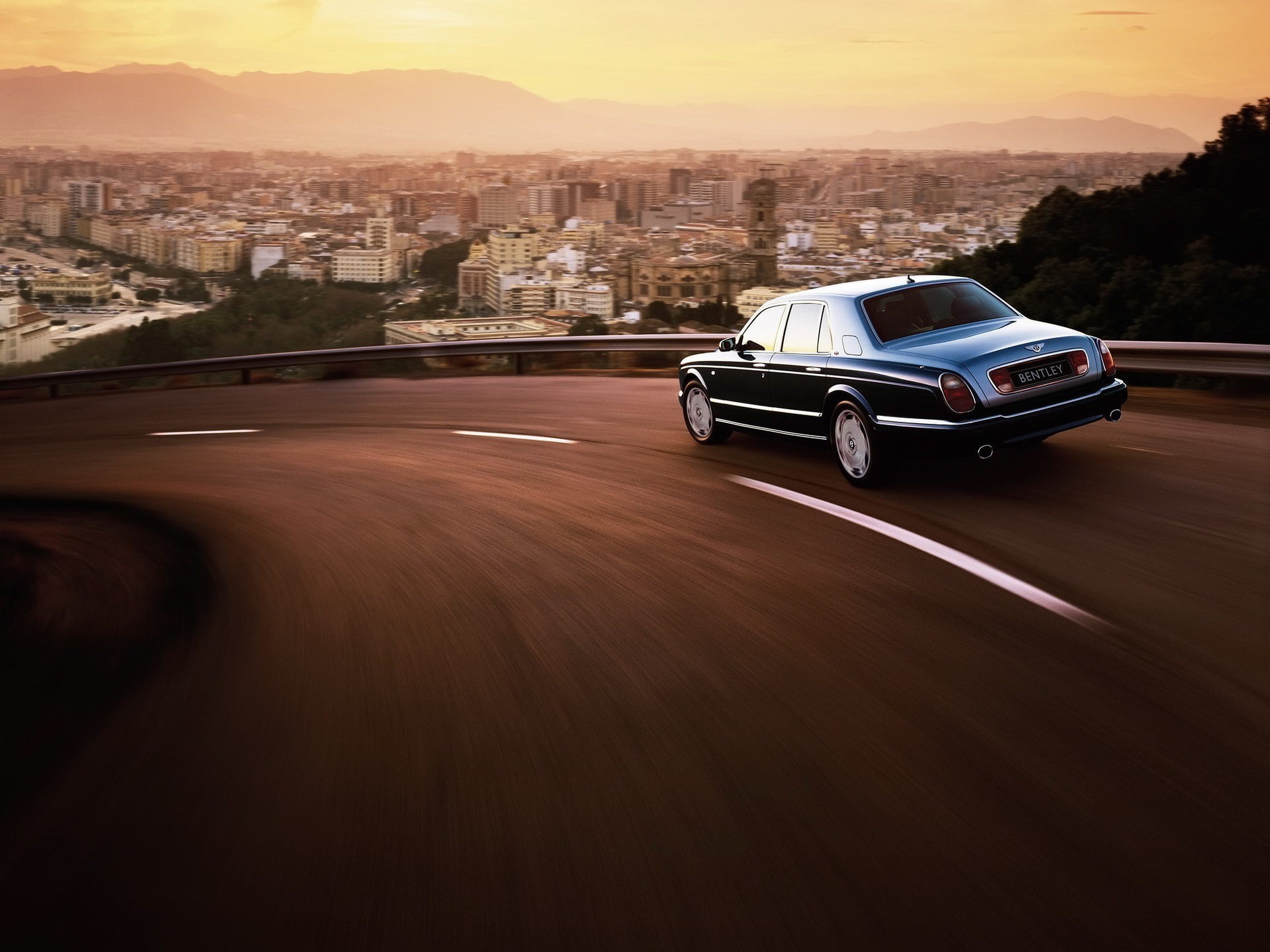 road, cars, motion, blur, hd, 1080P, bentley, HD Wallpaper