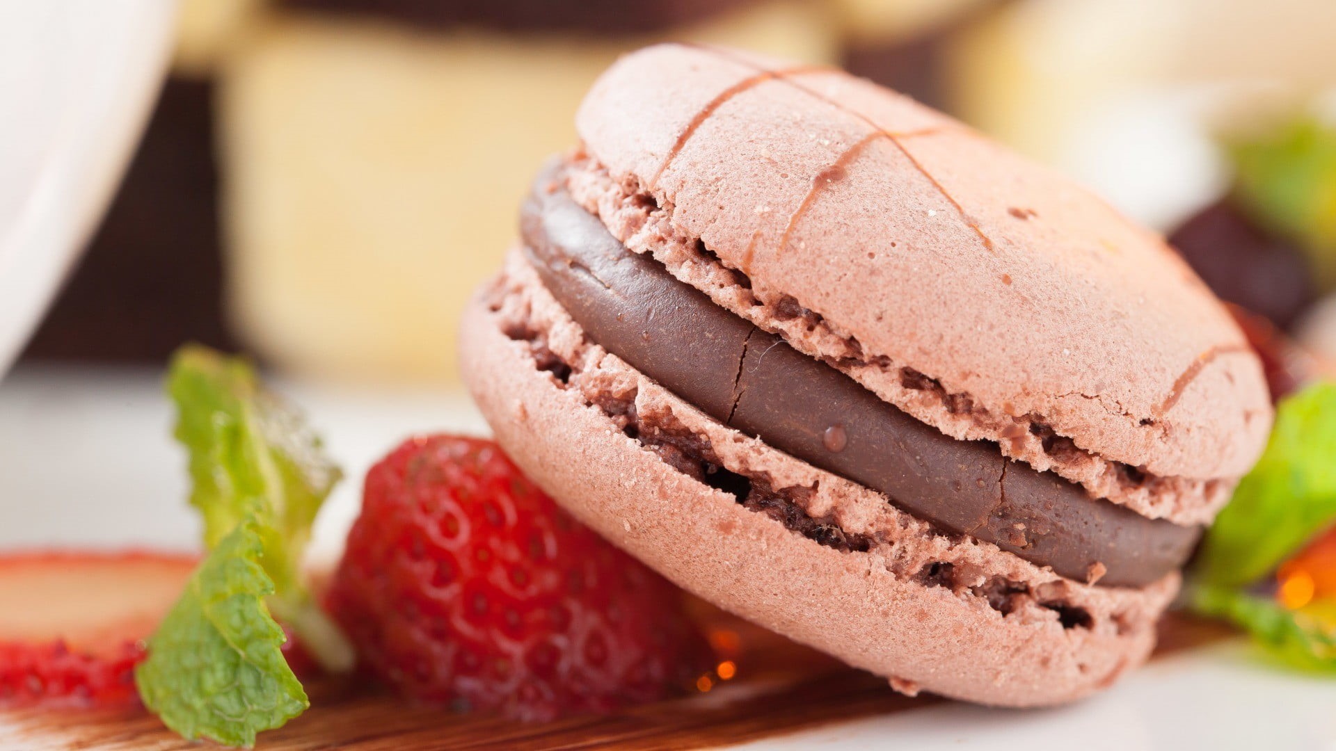 meat, ready-to-eat, macaroons, healthy eating, snack, temptation, dessert, beef, sandwich, fruit, no people, food and drink, filled, indoors, meal, strawberry, HD Wallpaper