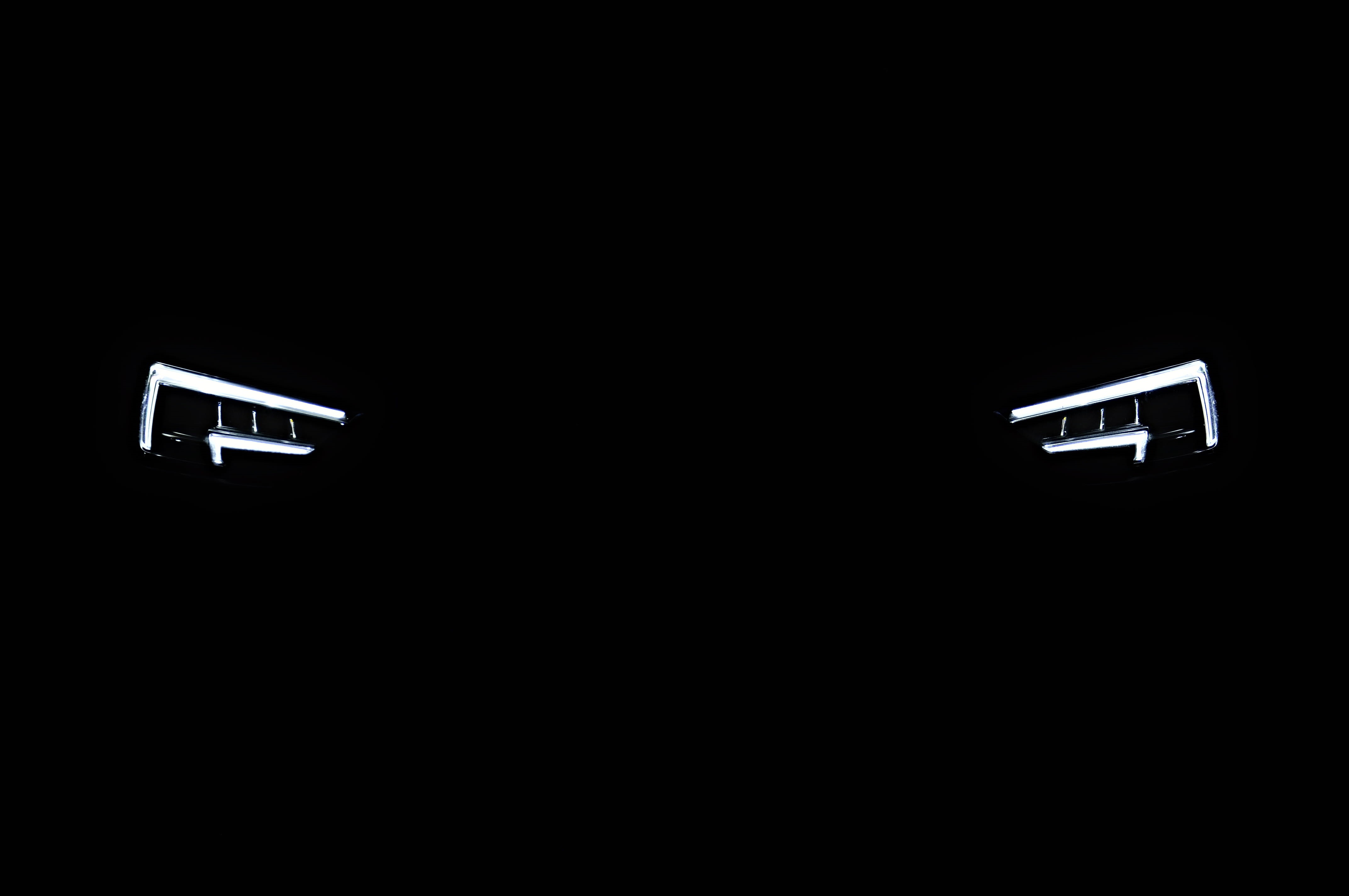 black color, connection, illuminated, engeneering, 4K, sign, copy space, focus, car, night, carporn, black, lights, motor vehicle, silhouette, no people, HD Wallpaper