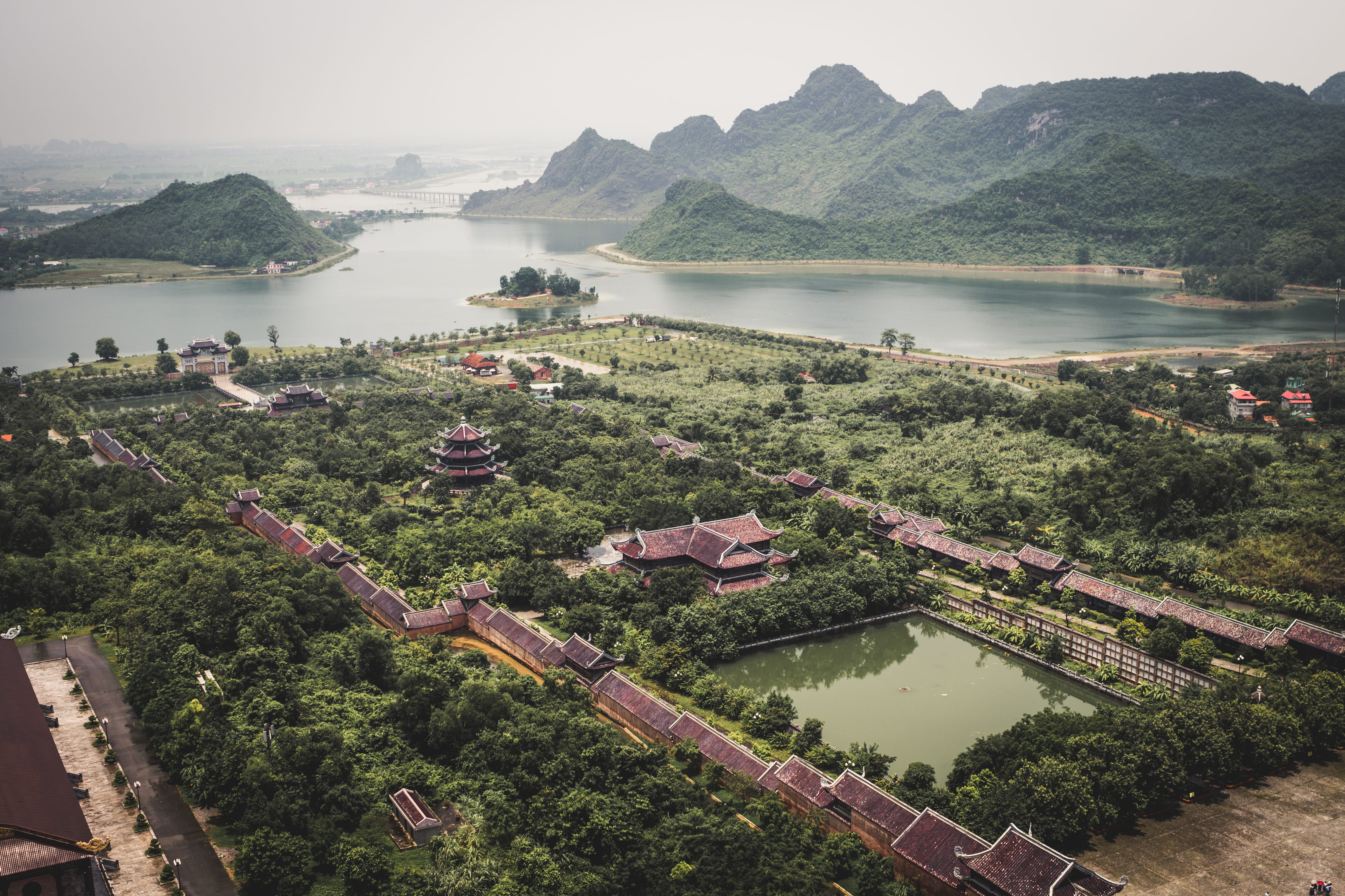 forest, travel, nature, sky, tree, photography, environment, pond, water, mountain, pool, religion, bird, religiou, day, monk, chivah, city, ancient, plant, HD Wallpaper