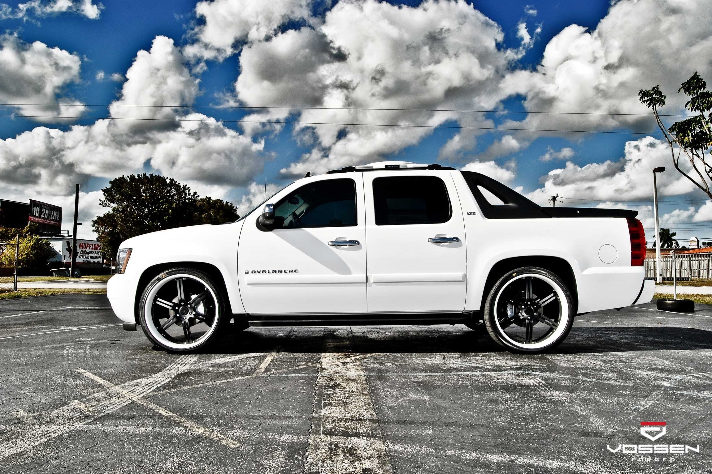 transportation, 1080P, sky, f, cab, plant, sunlight, nature, truck, road, cloud - sky, parking, day, Chevrolet, mode of transportation, land vehicle, pickup trucks, HD Wallpaper