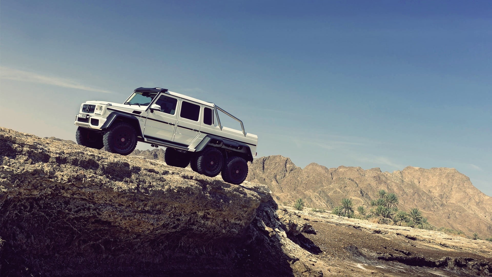 motor vehicle, car, land vehicle, vehicle, cab, road, mountain, environment, outdoors, nature, non-urban scene, landscape, land, white, no people, crew, HD Wallpaper