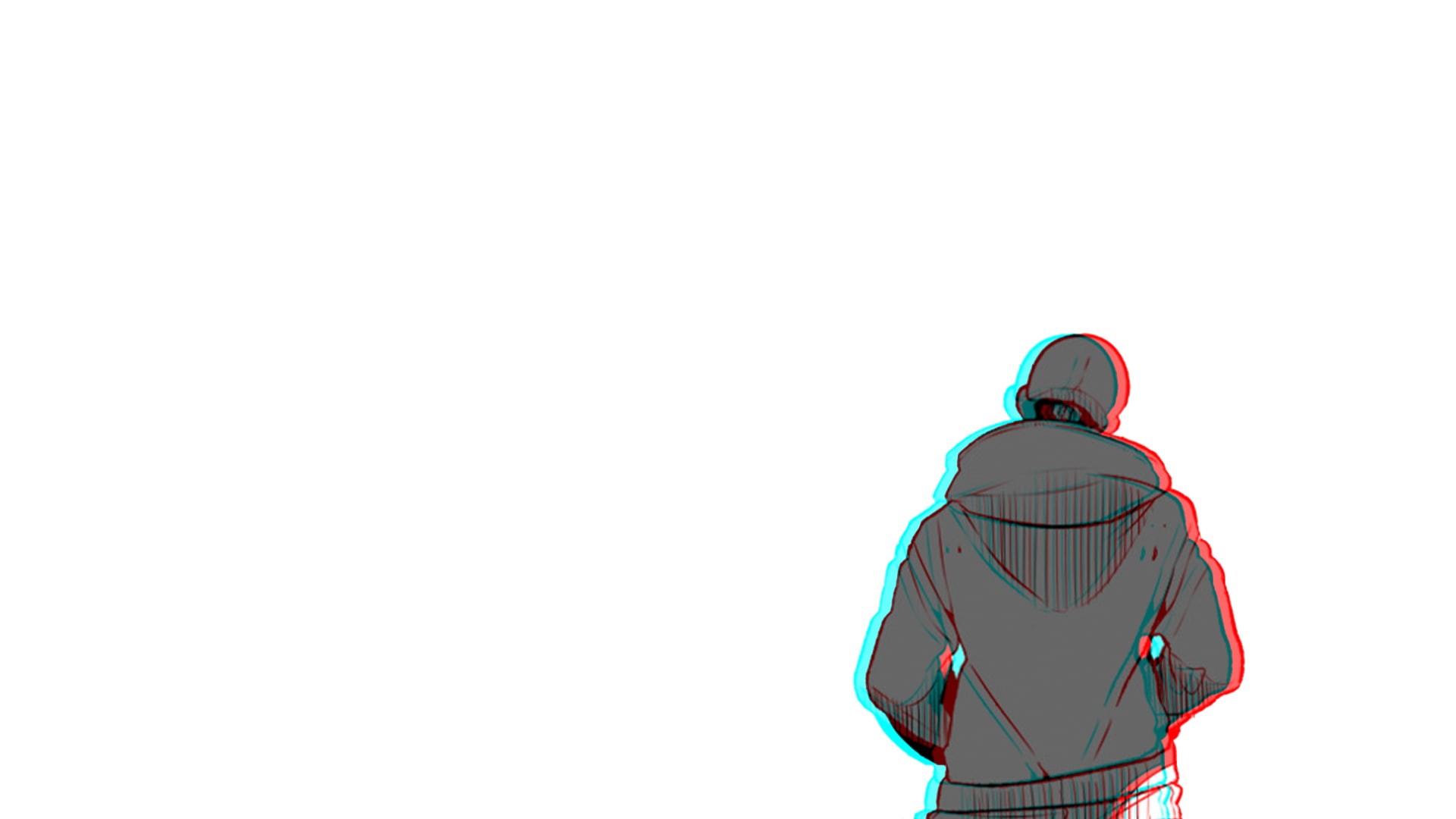 standing, winter, chromatic aberration, real people, men, hoods, leisure activity, warm clothing, hood, day, nature, hood - clothing, lifestyles, 1080P, HD Wallpaper
