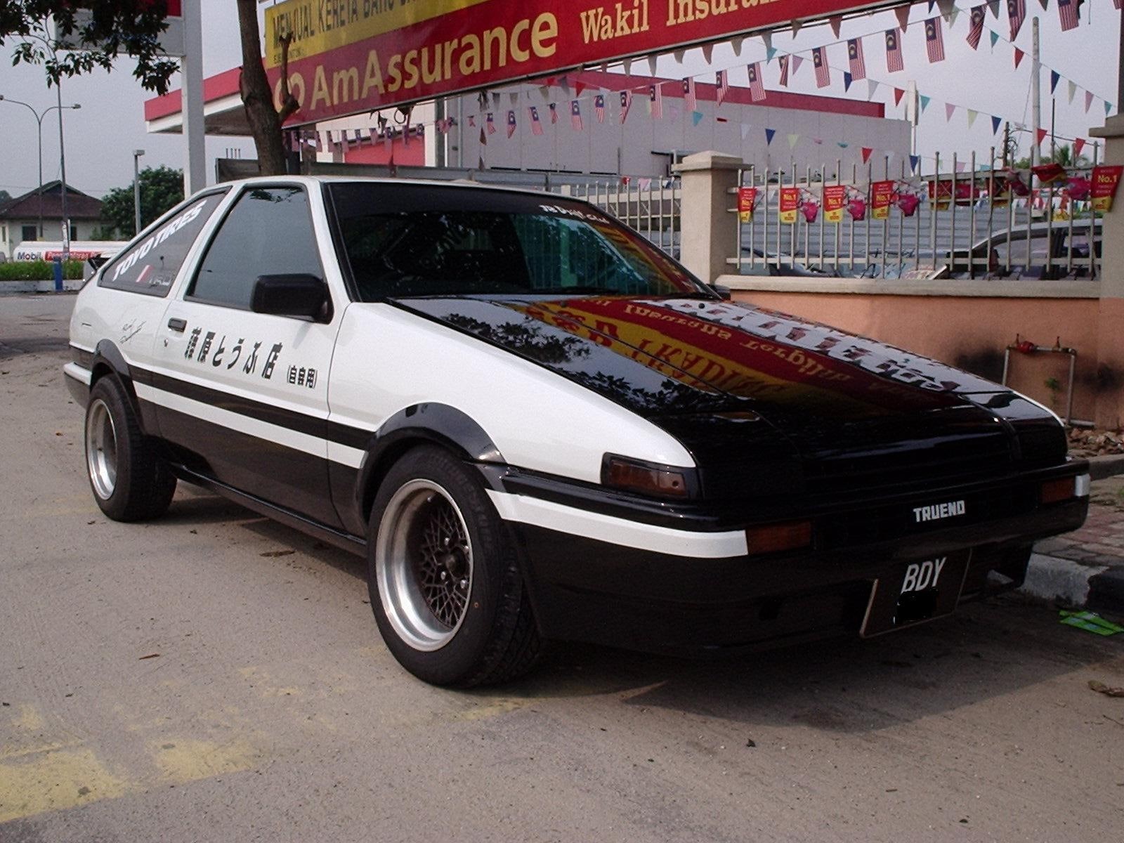 720P, takumi, market, trueno, ae86, initial, jdm, panda, vehicles, domestic, japanese, toyota, cars, HD Wallpaper