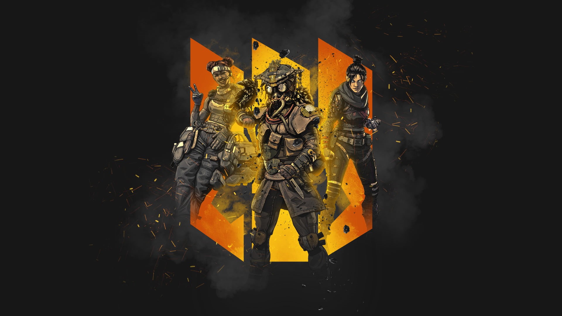 Bloodhound (Apex Legends), Apex Legends, Lifeline (Apex Legends), Video Game, Wraith (Apex Legends), 1080P, HD Wallpaper