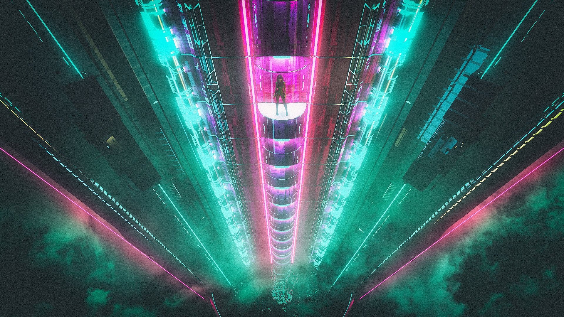 cyberpunk, 1080P, David Legnon, HD Wallpaper