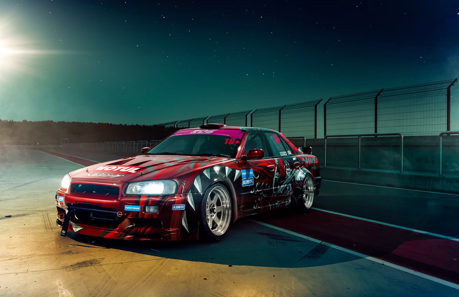 motion, motorsport, Nissan, trophy, science, nature, astronomy, majestic, space, drive, competition, red, land Vehicle, motor vehicle, star - space, transportation, HD Wallpaper
