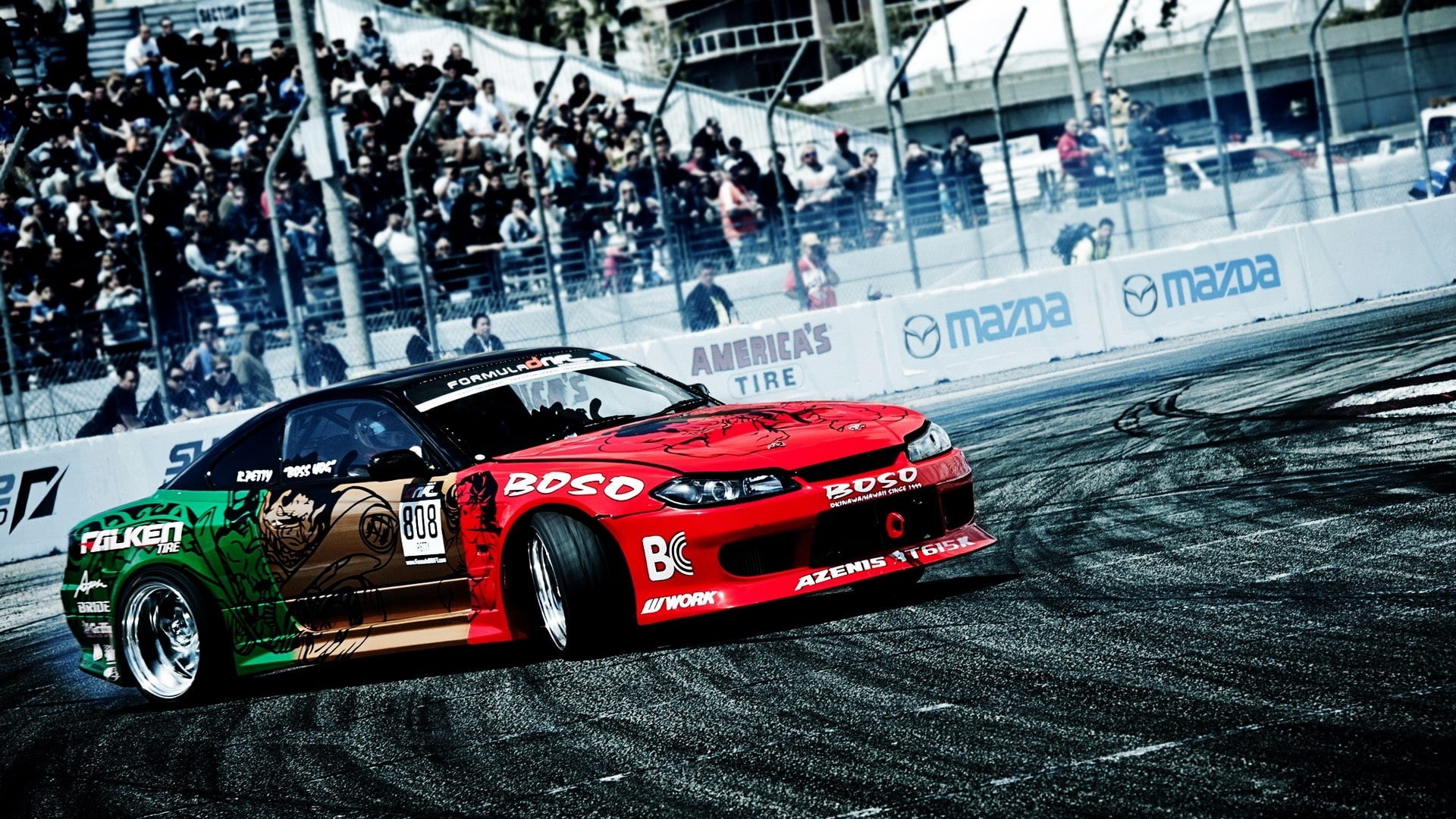 drift, 1080P, Nissan, Silvia, car, S15, HD Wallpaper