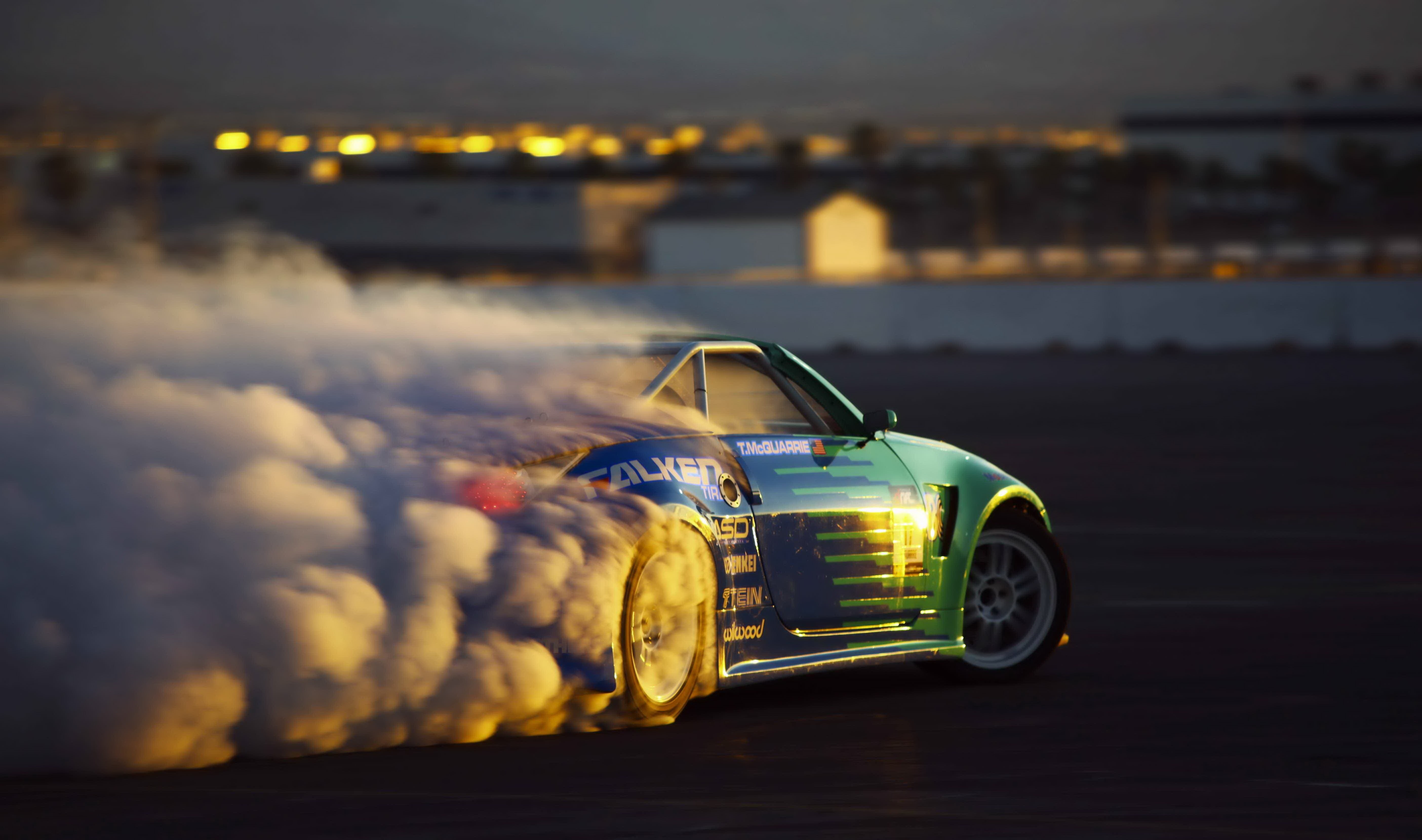 mode of transportation, photography, golden, speed, on the move, tire, sky, no people, hour, night, green, race cars, wheel, land vehicle, 5K, focus, nature, HD Wallpaper