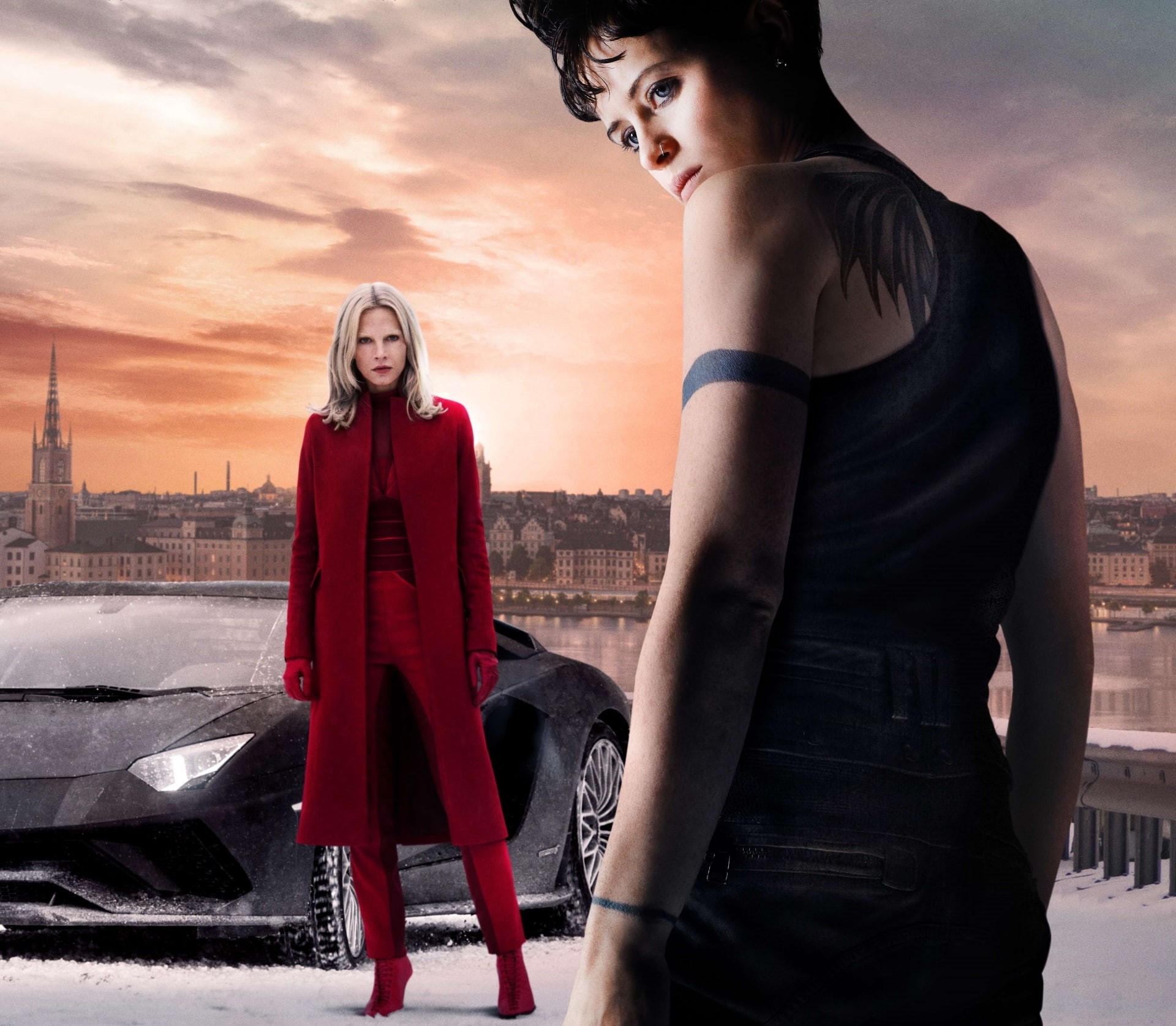Movie, The Girl in the Spiders Web, Sylvia Hoeks, Claire Foy, 1080P, HD Wallpaper