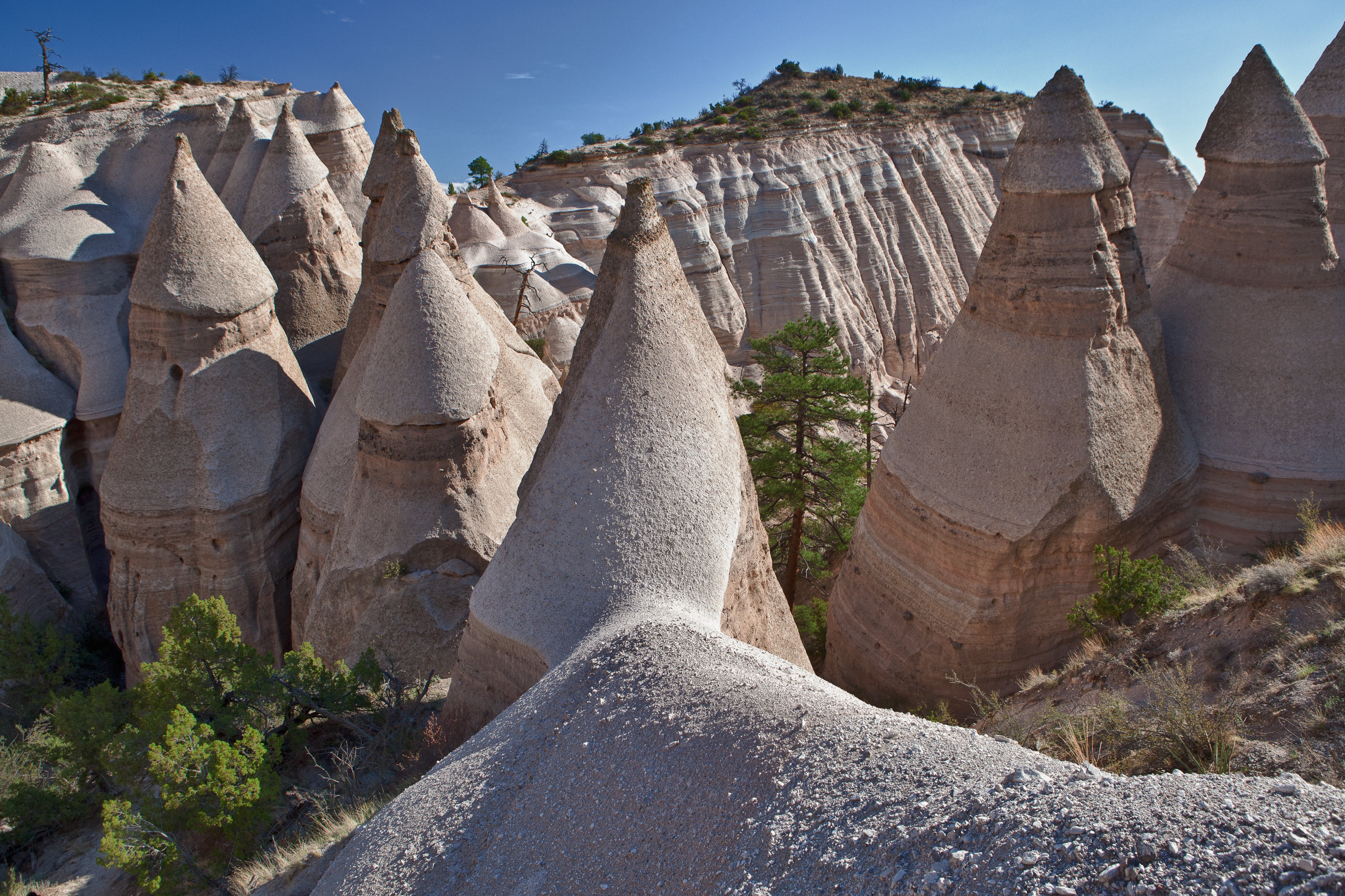 cappadocia, conical, hills, monument  new mexico, outdoors, 5K, conservation, landscape photography, Kasha-Katuwe, Bureau of Land Management, photography, HD Wallpaper
