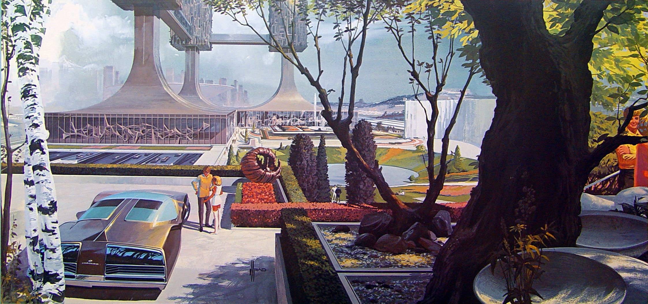 Syd Mead, concept art, automotive, 1080P, HD Wallpaper