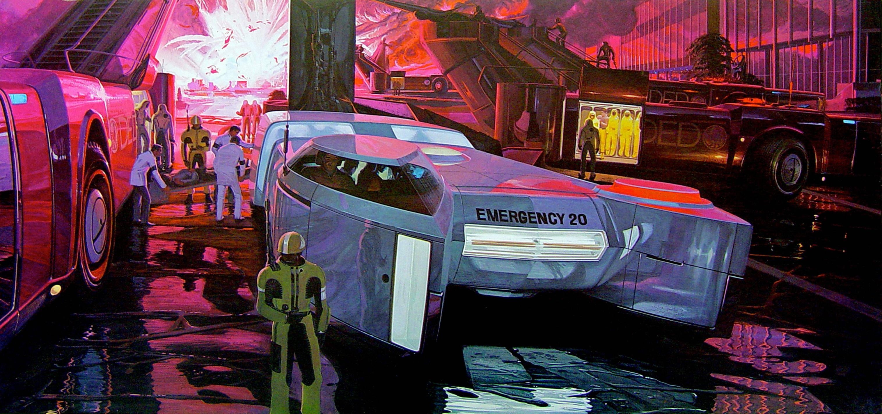 2K, Syd Mead, concept art, automotive, HD Wallpaper