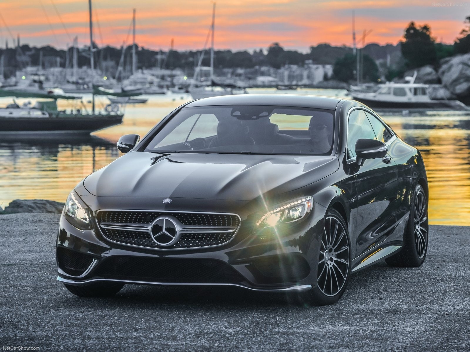 mercedes, cars, black, germany, 2015, s550, 720P, coupe, HD Wallpaper