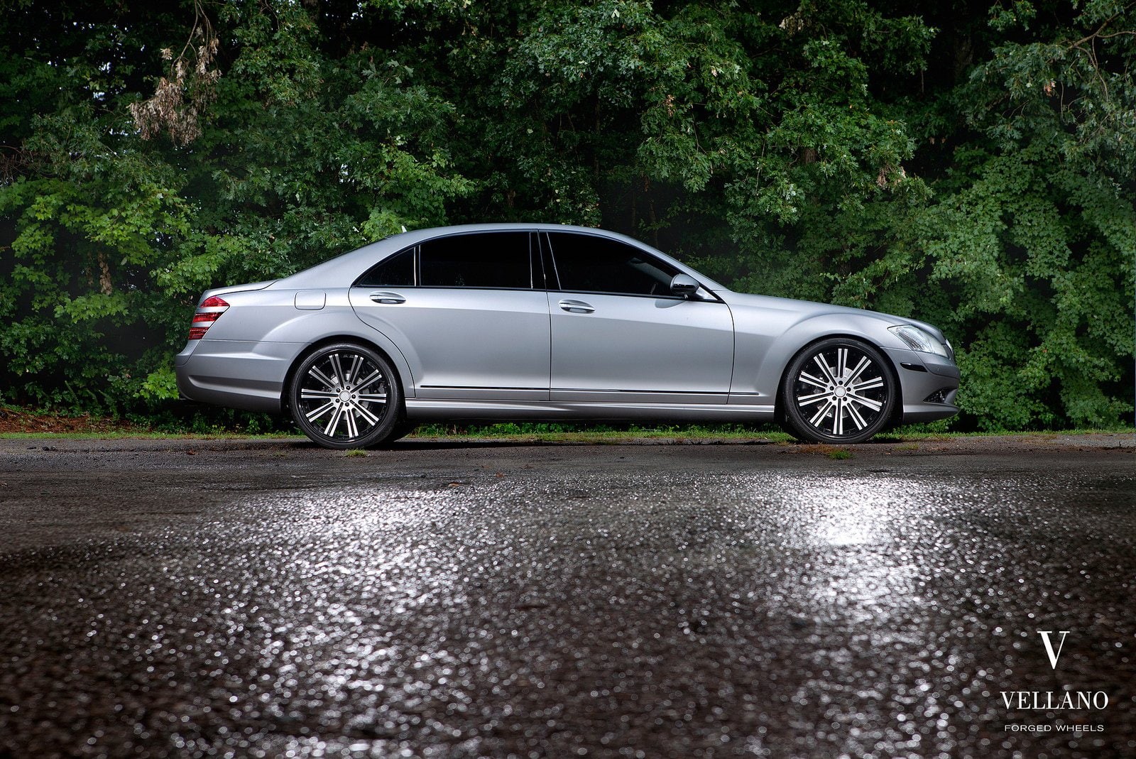 720P, cars, grey, tuning, mercedes, wheels, s550, vellano, HD Wallpaper
