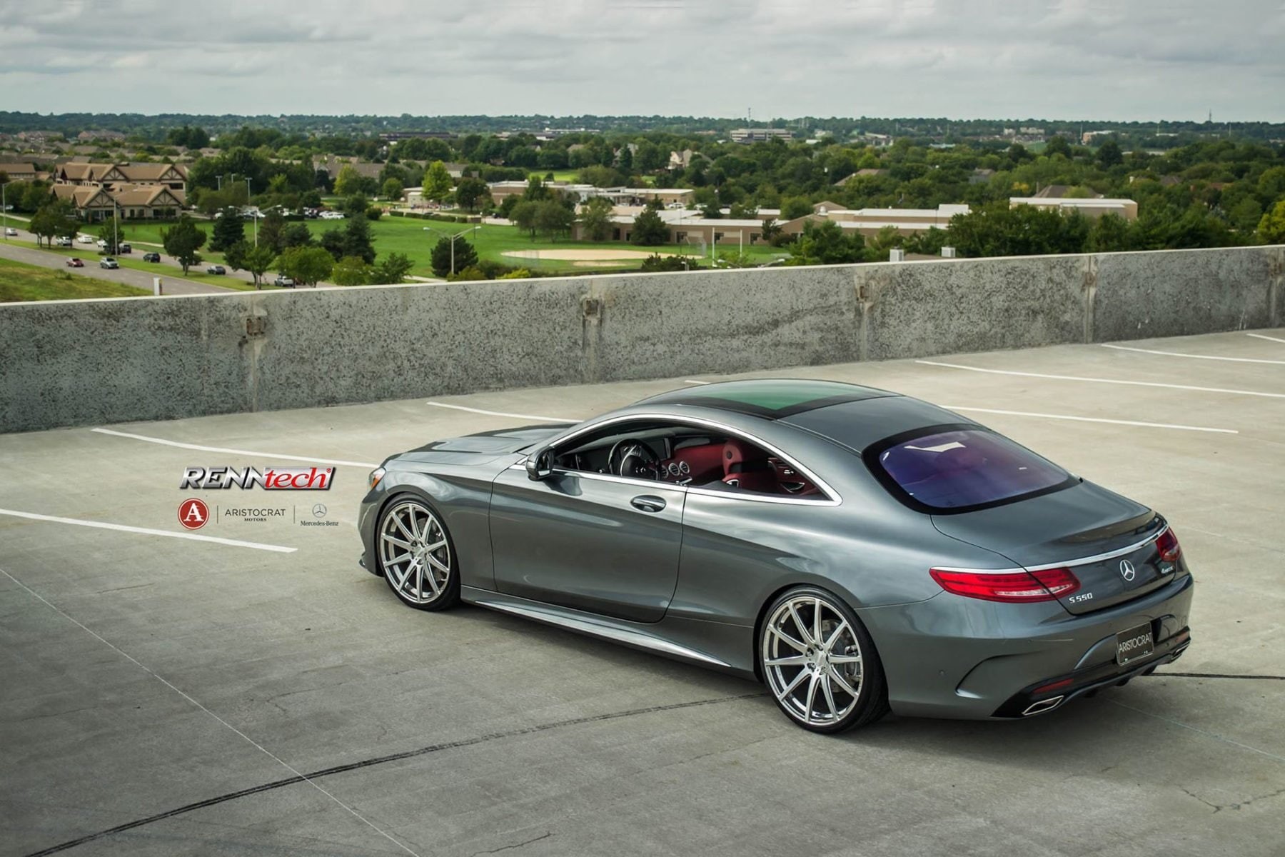 benz, wheels, s550, coupe, mercedes, adv1, renntech, 720P, cars, HD Wallpaper
