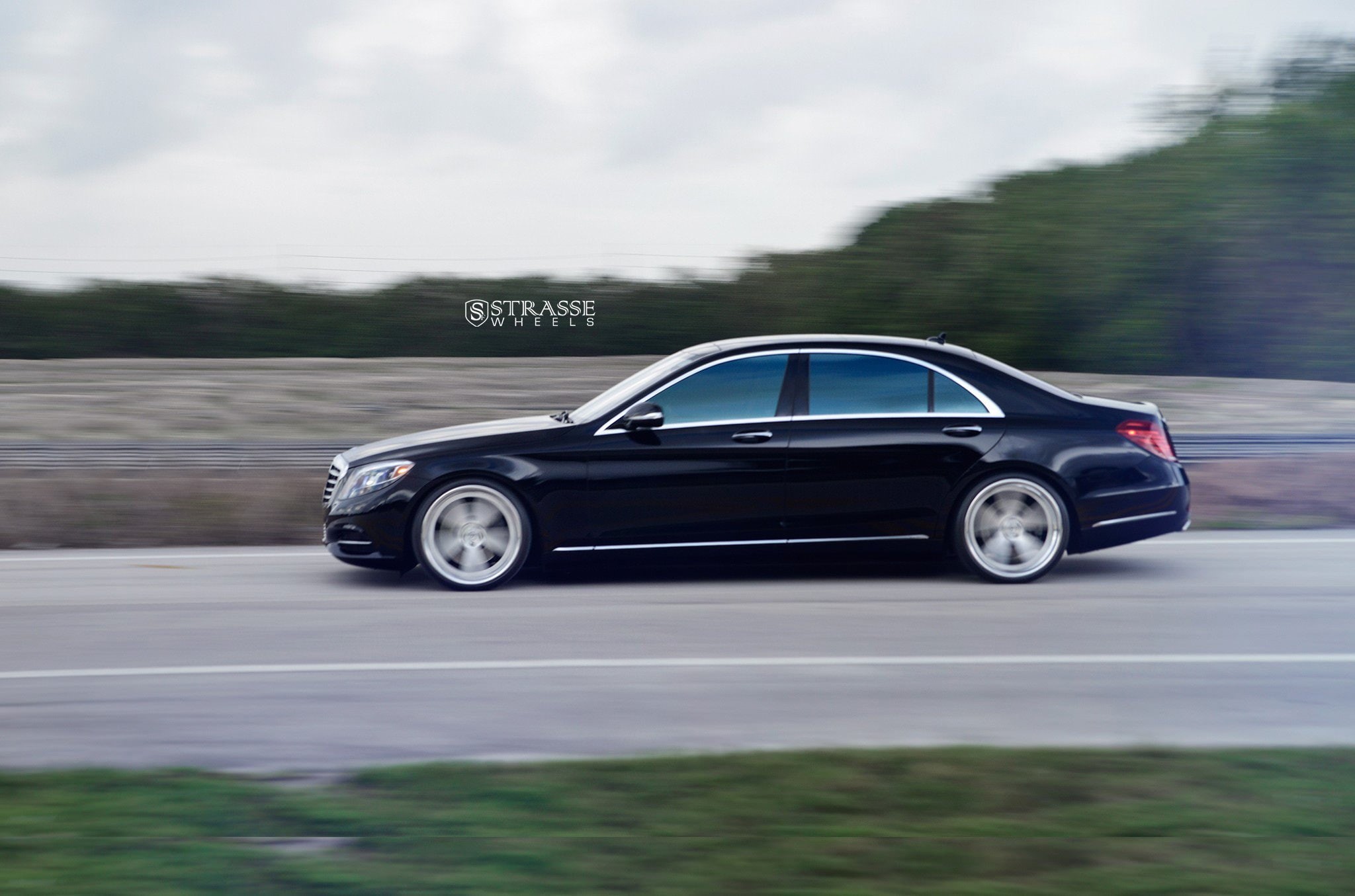 benz, strasse, sedan, mercedes, 1080P, wheels, s550, cars, black, HD Wallpaper