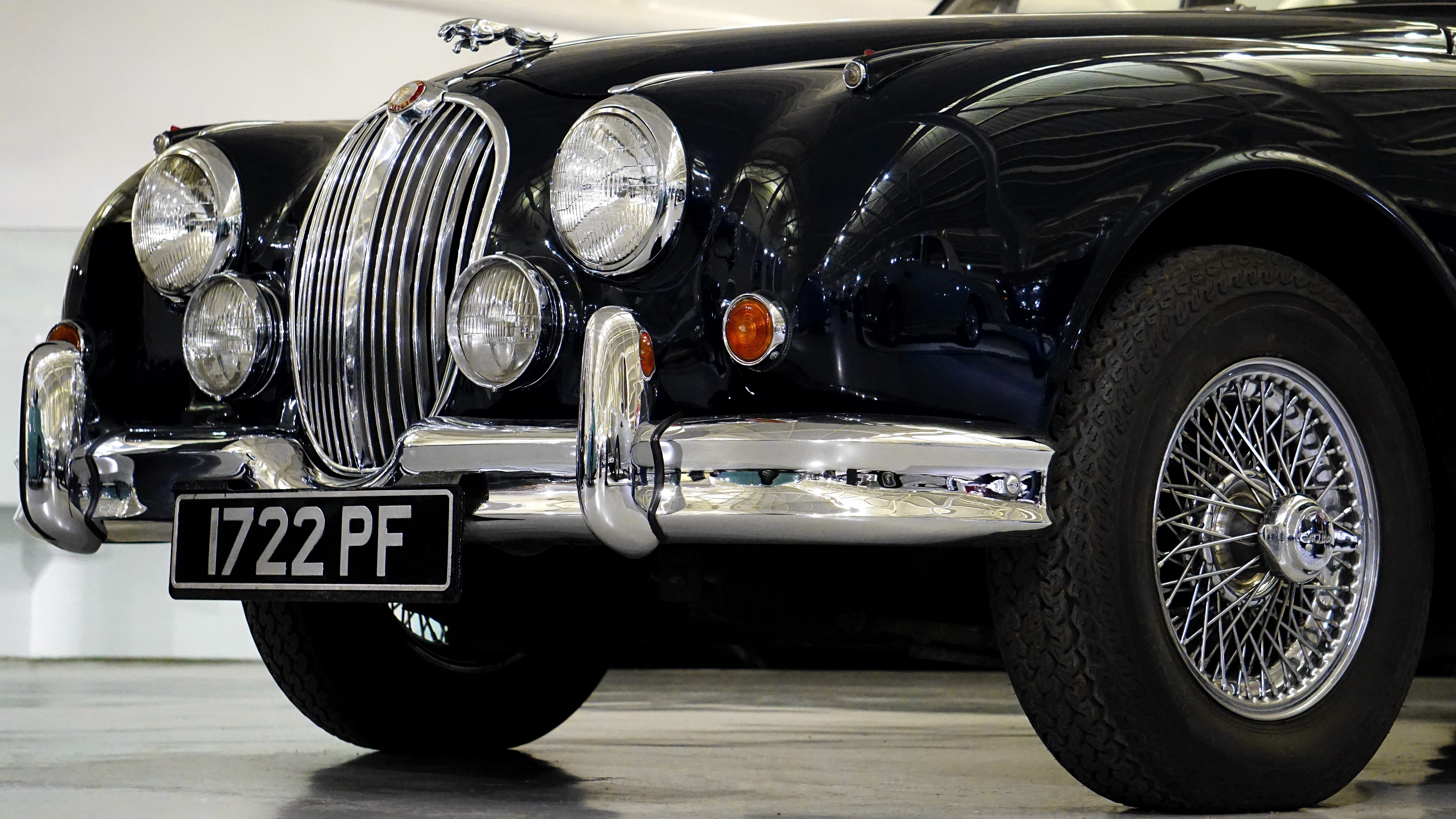history, style, brand, vehicle, black color, motor vehicle, silver colored, engine, rim, automobile, vintage, front view, safety, chrome, 5K, car, close-up, HD Wallpaper