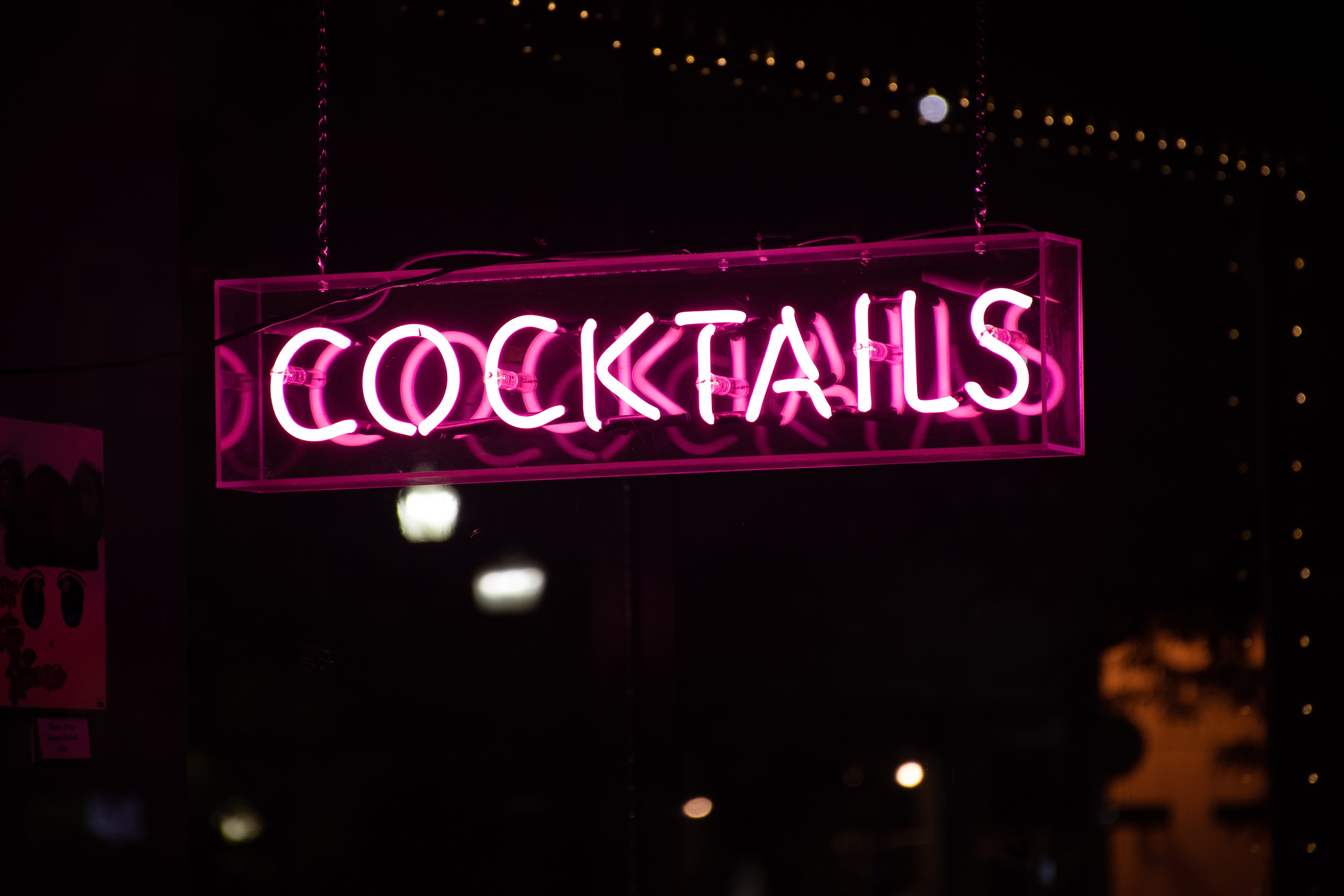 night, neon lights, evening, western script, 4K, nightclub, illuminated, led, nightlife, information, capital letter, signage, light - natural phenomenon, HD Wallpaper