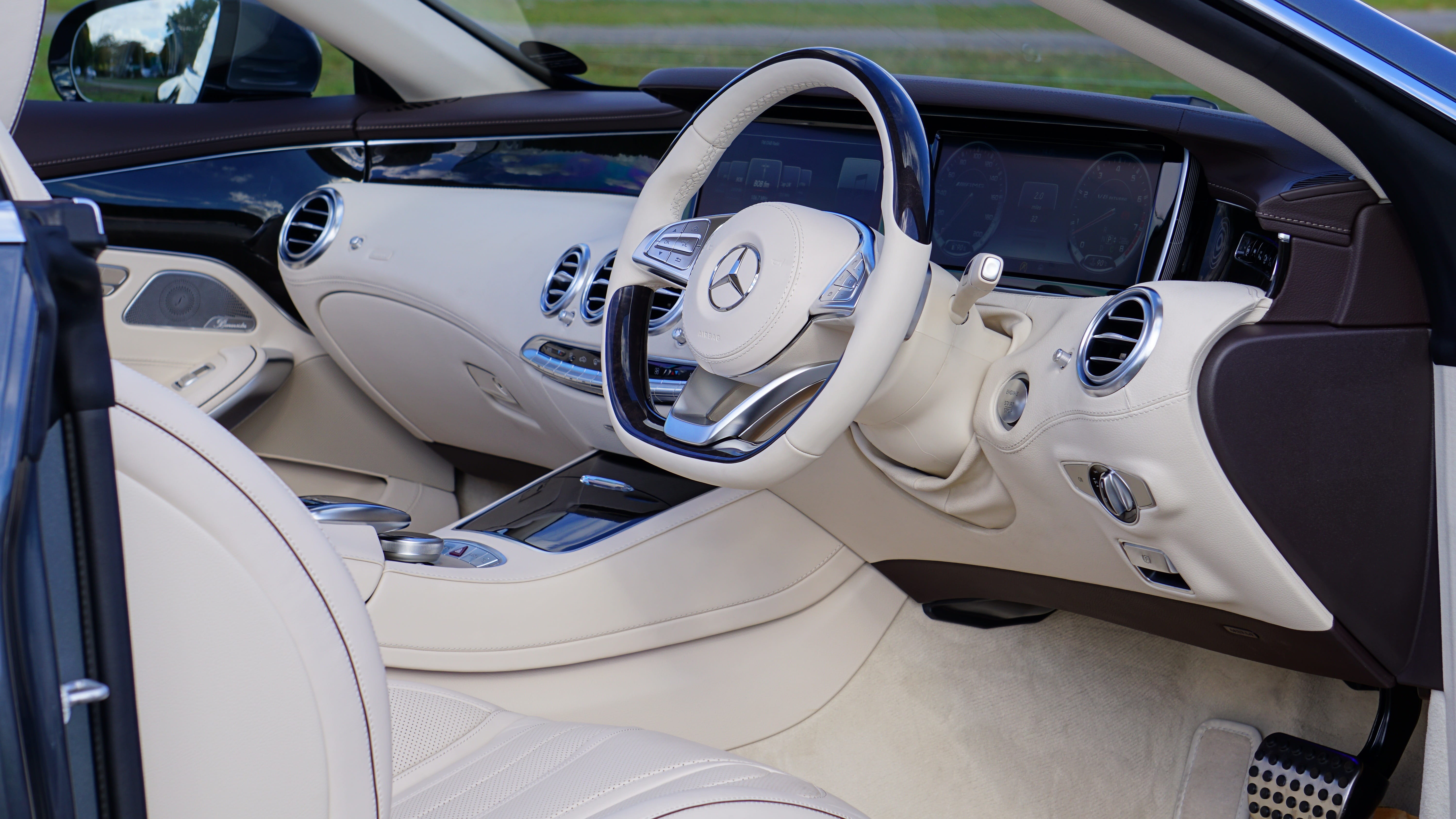 5K, yacht, automotive, motor, sportscar, s63, modern, power, new, wealth, steering wheel, style, mode of transportation, metallic, technology, no people, HD Wallpaper