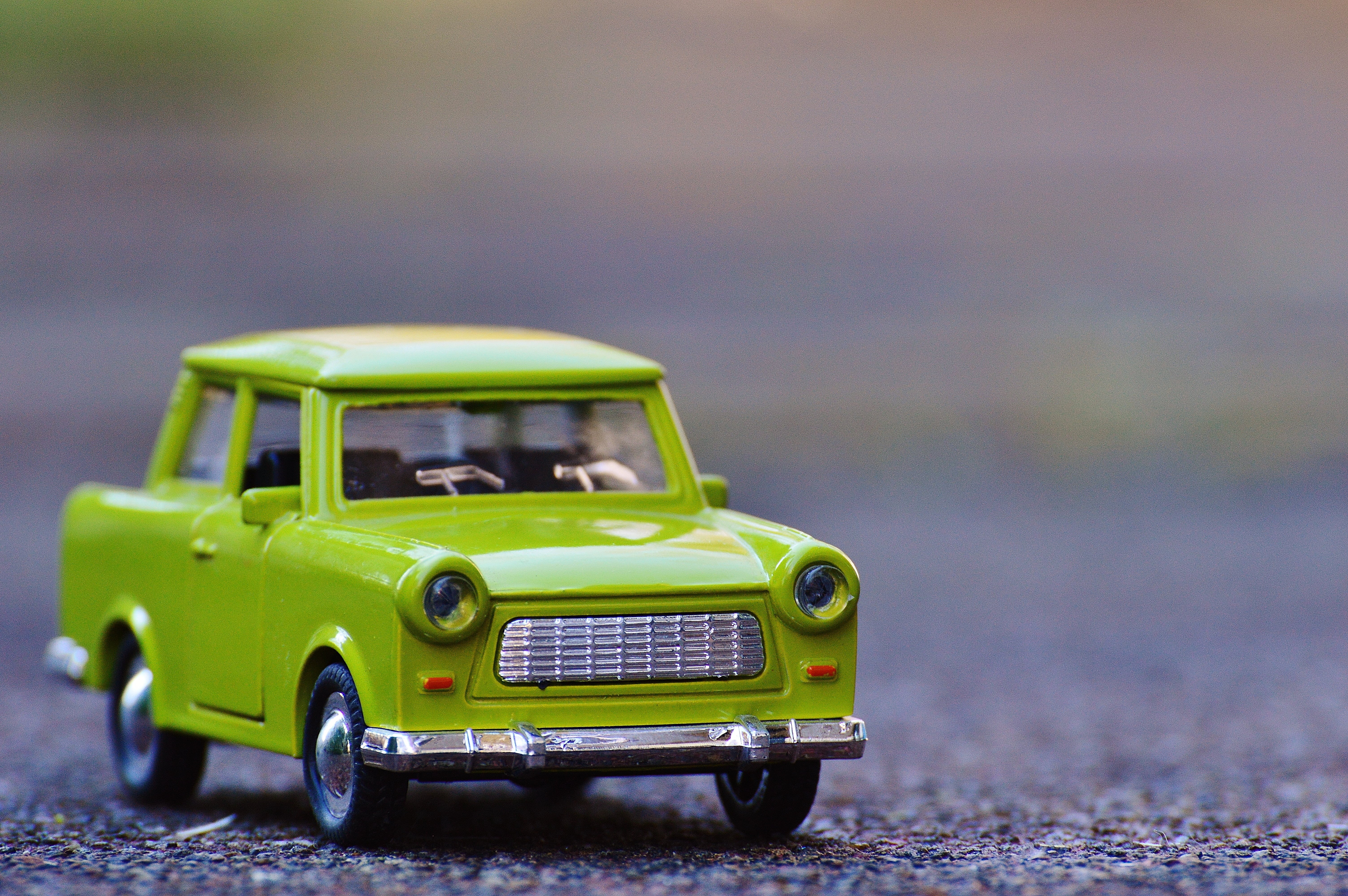oldtimer, cast, green color, green, trabi, outdoors, metal, pkw, childhood, selective focus, model, single object, divided germany, mode of transportation, HD Wallpaper