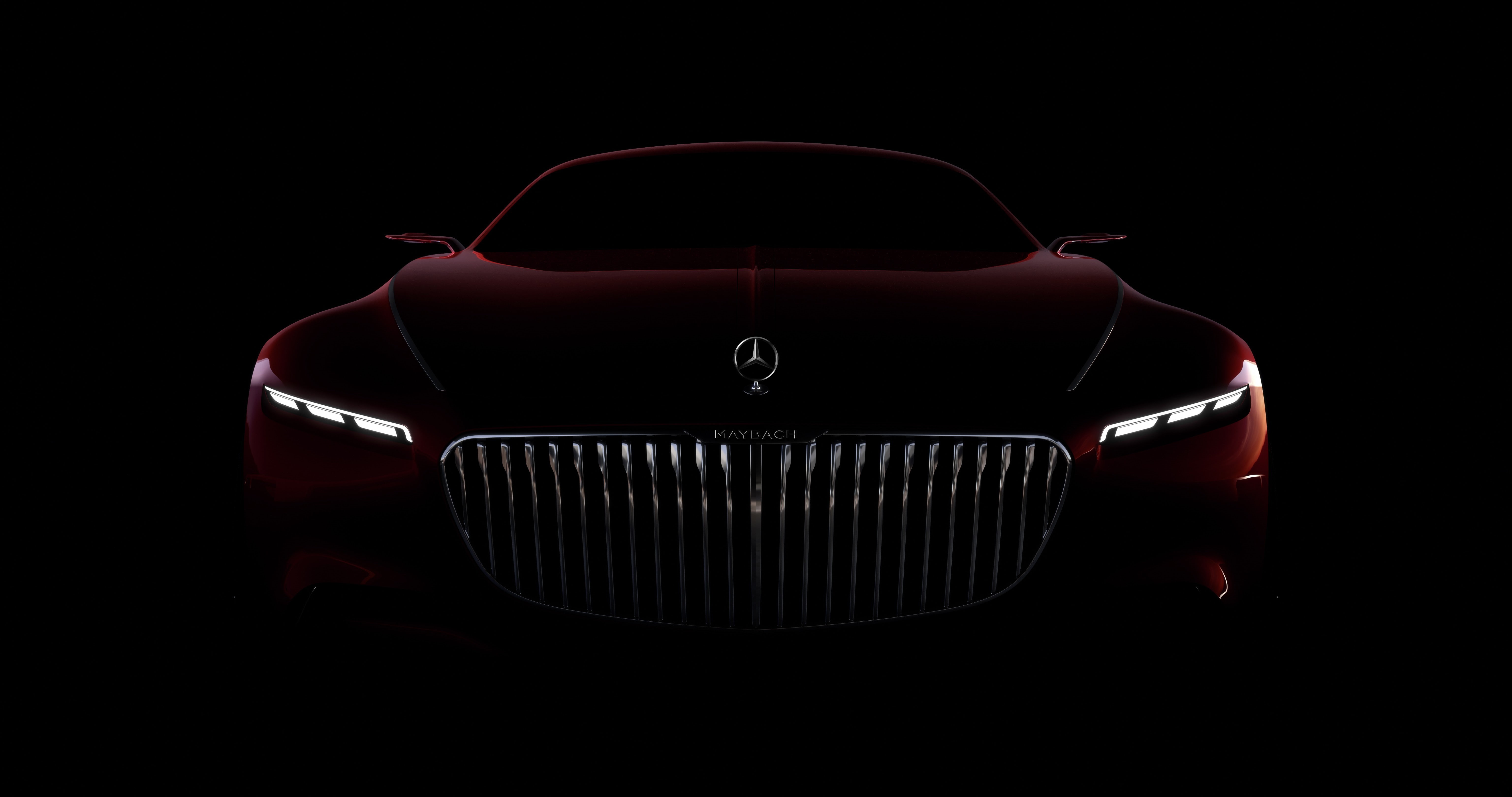 retro styled, motor vehicle, futuristic look, visual, Mercedes Maybach Vision, beauty, land vehicle, vehicle, single object, high standard, automobilistica technology, HD Wallpaper