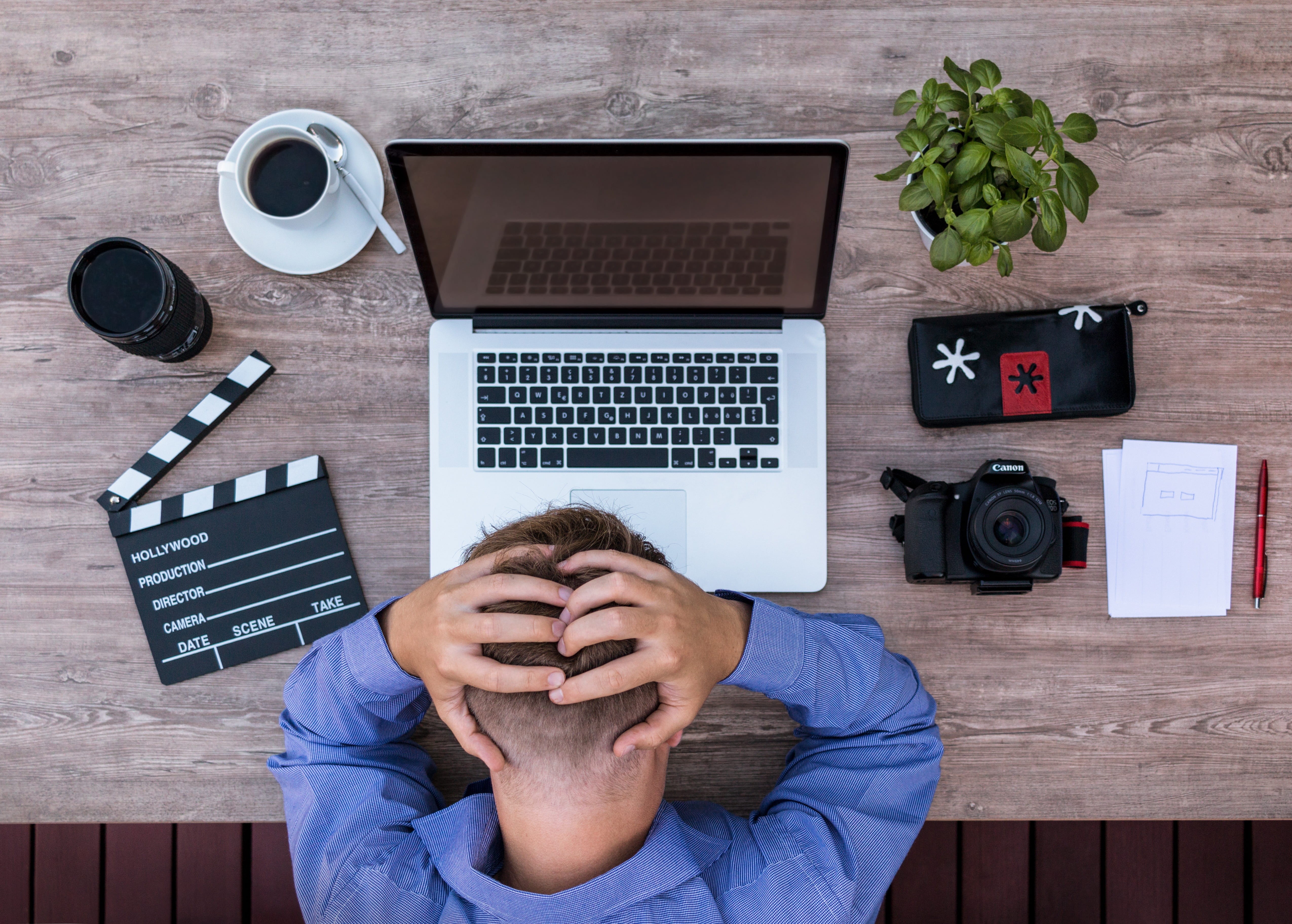 writers block, business man, table, office, home office, resigned, mockup, resignation, staff, shirt, filmklappe, uninspired, script, a lack of ideas, wireless technology, HD Wallpaper