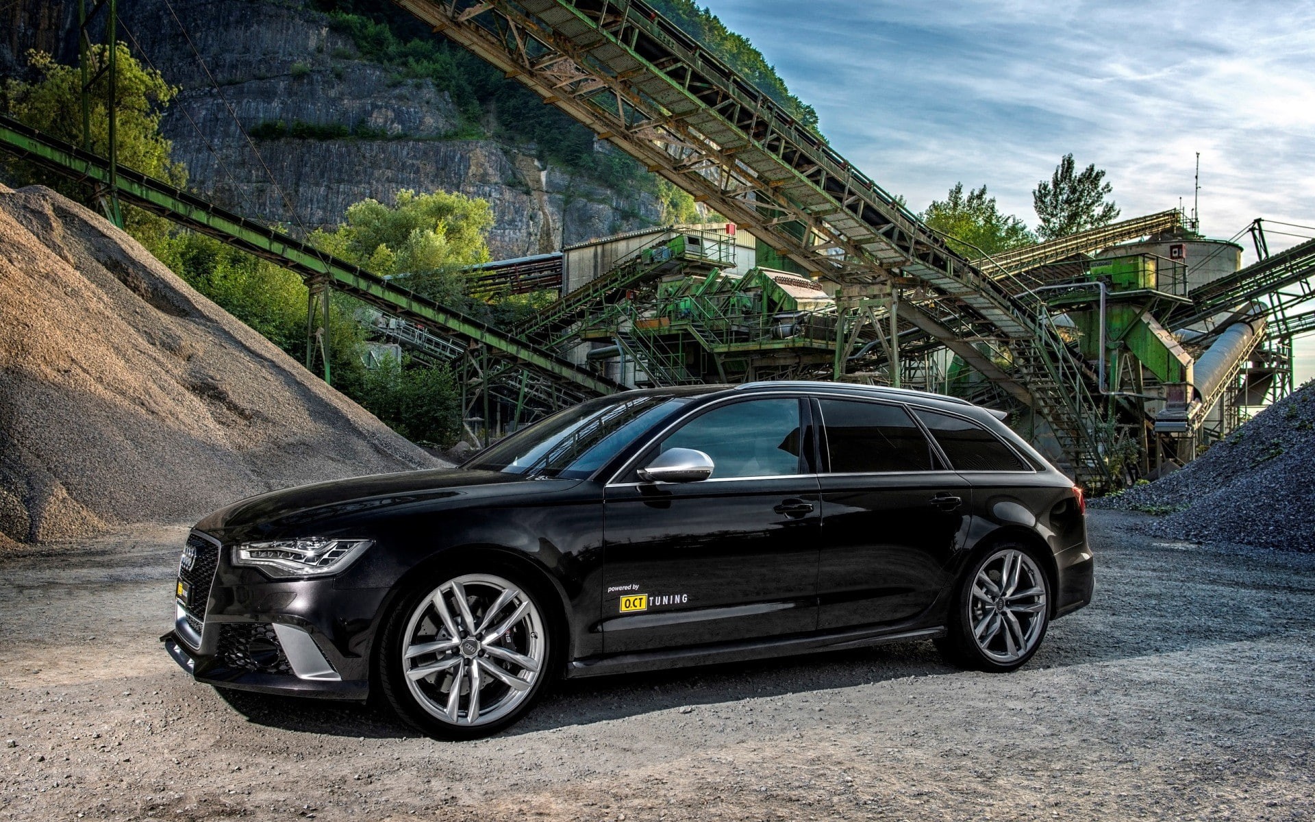 O.CT Tuning, Audi RS6 Avant, 1080P, Audi RS6, Audi, car, HD Wallpaper