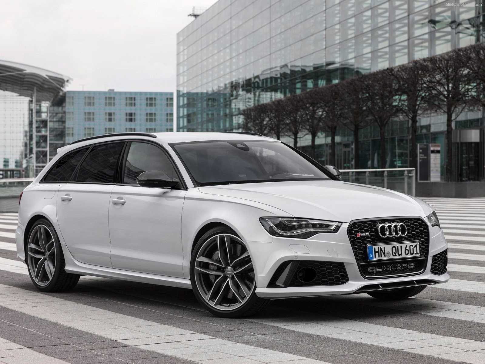 outdoors, car, modern, Quattro, wealth, street, transportation, building exterior, RS6, office building exterior, no people, land vehicle, 720P, motor vehicle, HD Wallpaper