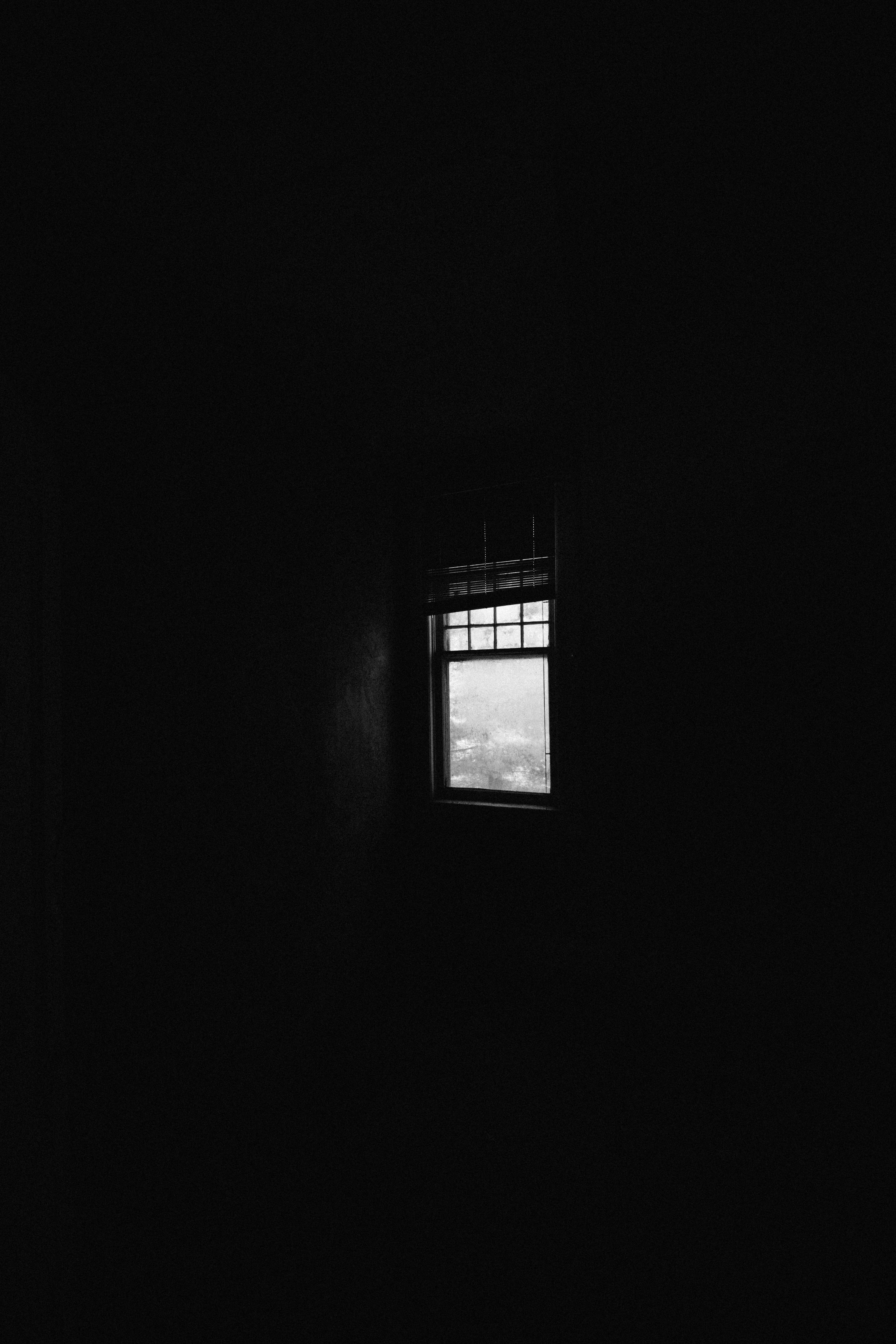 absence, built structure, window frame, darkroom, copy space, black background, house, architecture, no people, windowpane, nature, black, domestic room, Phone HD Wallpaper
