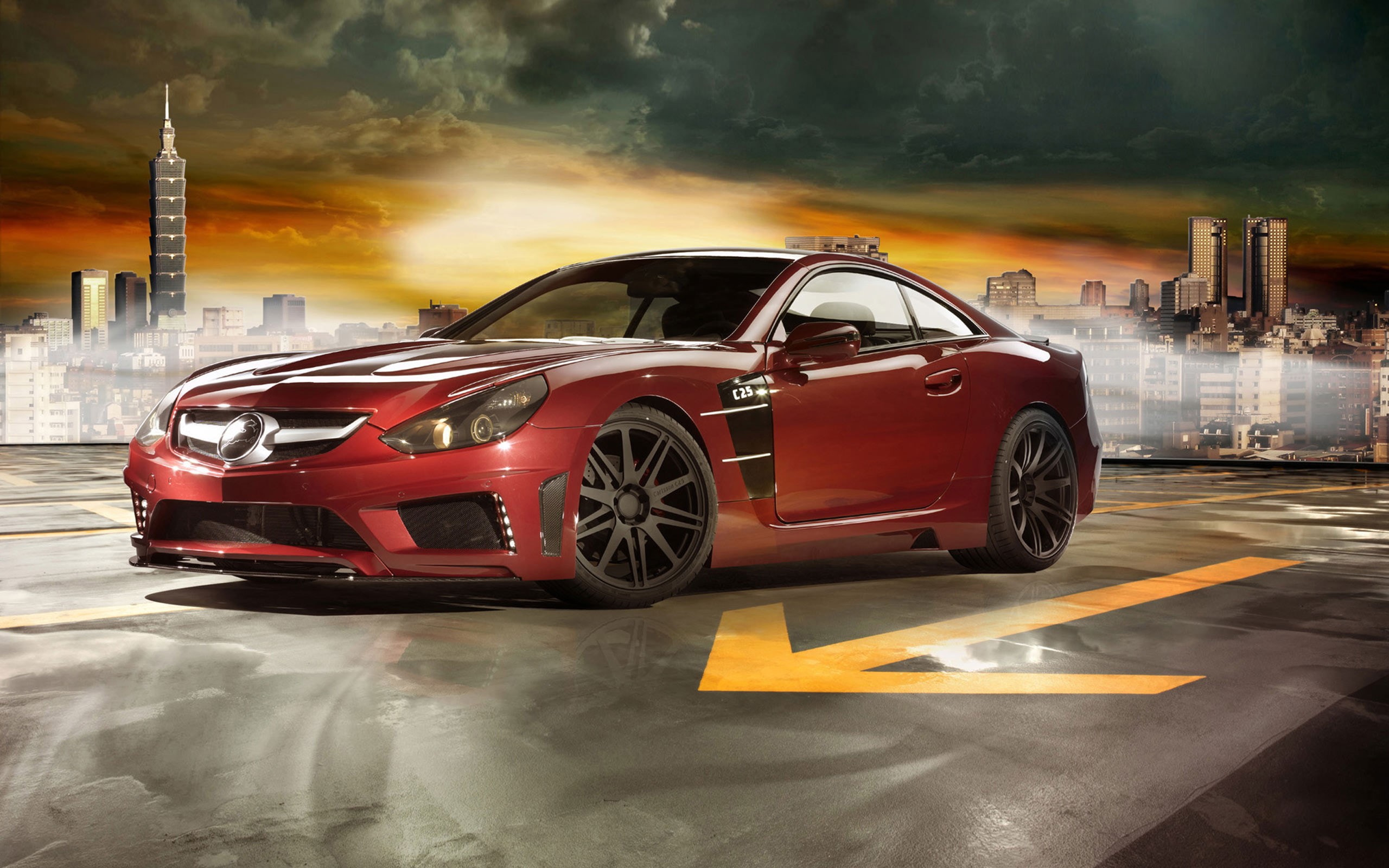 mercedes, gt, 2K, carlsson, benz, super, c, HD Wallpaper