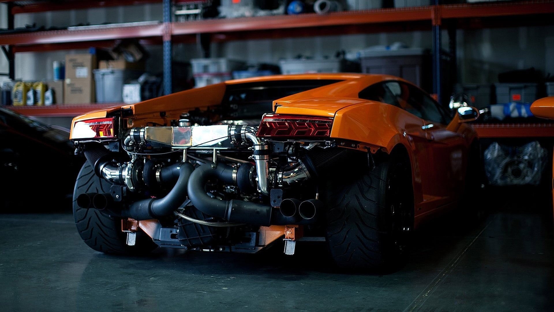 stationary, shopping, focus on foreground, industry, mode of transportation, car, motor vehicle, modified, tire, transportation, lamborghini, vehicle part, HD Wallpaper