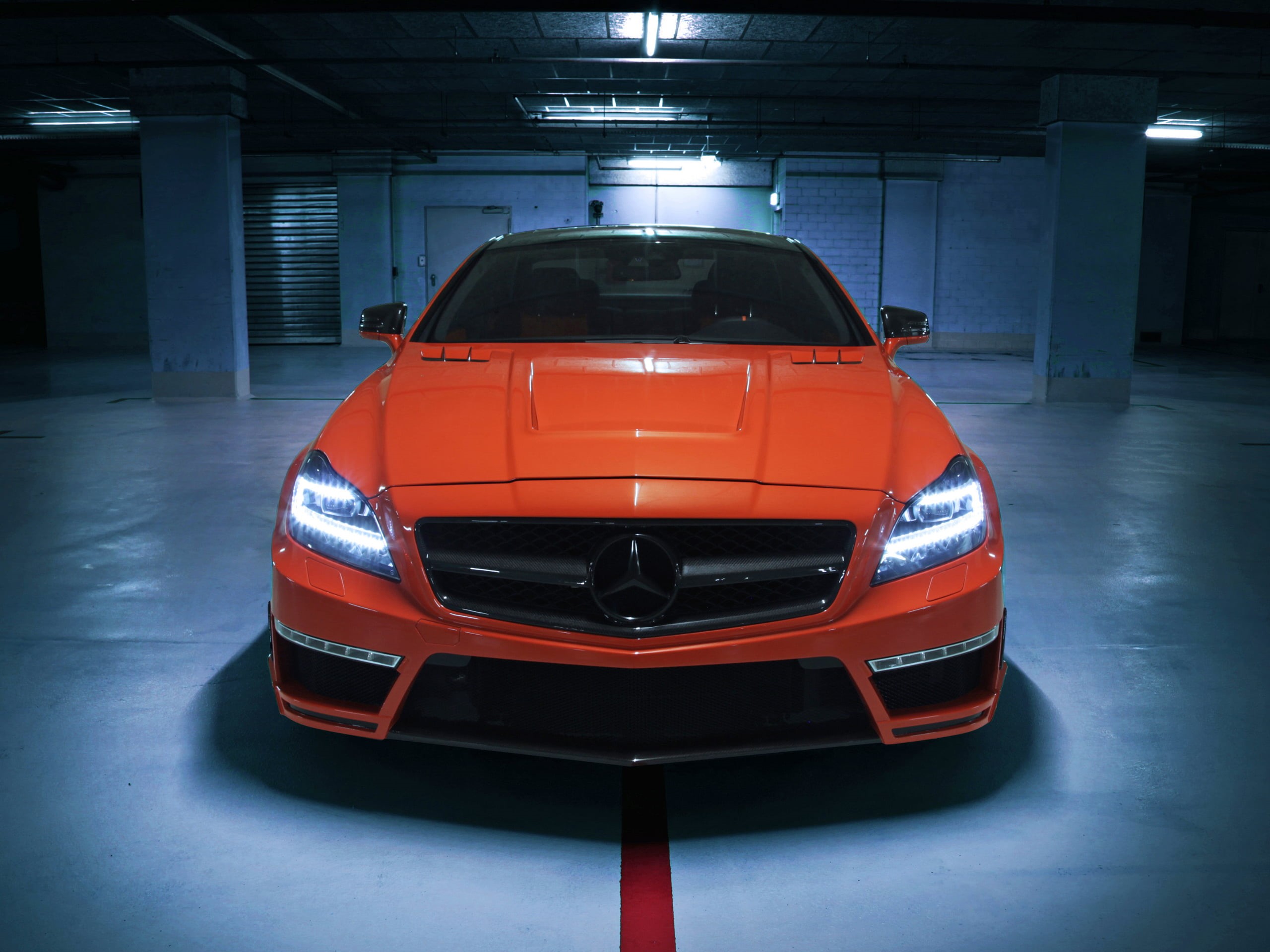 new, metal, technology, reflection, car, luxury, land Vehicle, exhibition, elegance, speed, auto, tuning, built structure, CLS 63, architecture, GSC, shiny, HD Wallpaper