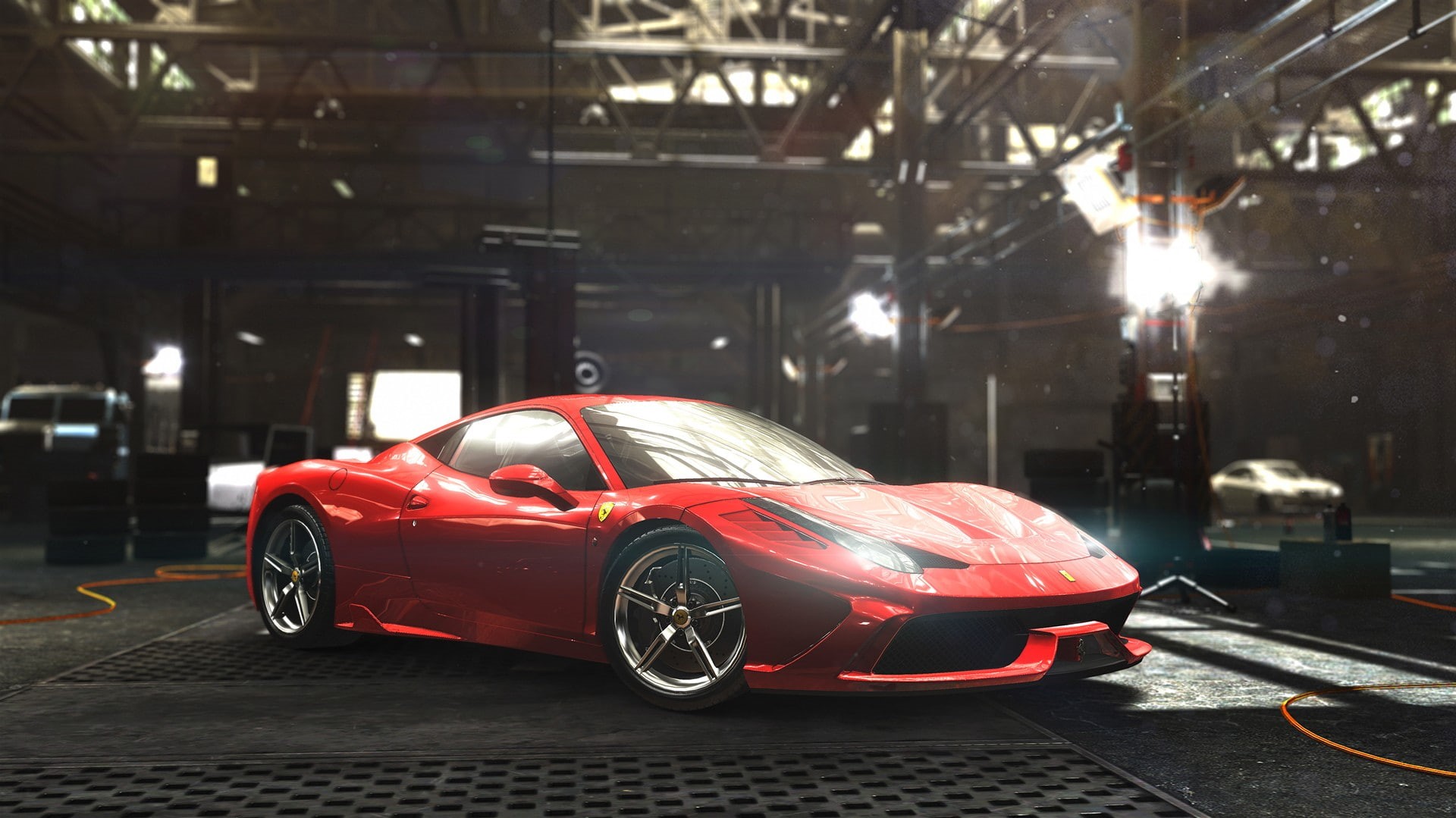 street, one person, land vehicle, sports car, luxury, architecture, indoors, mode of transportation, automobile industry, industry, focus on foreground, HD Wallpaper