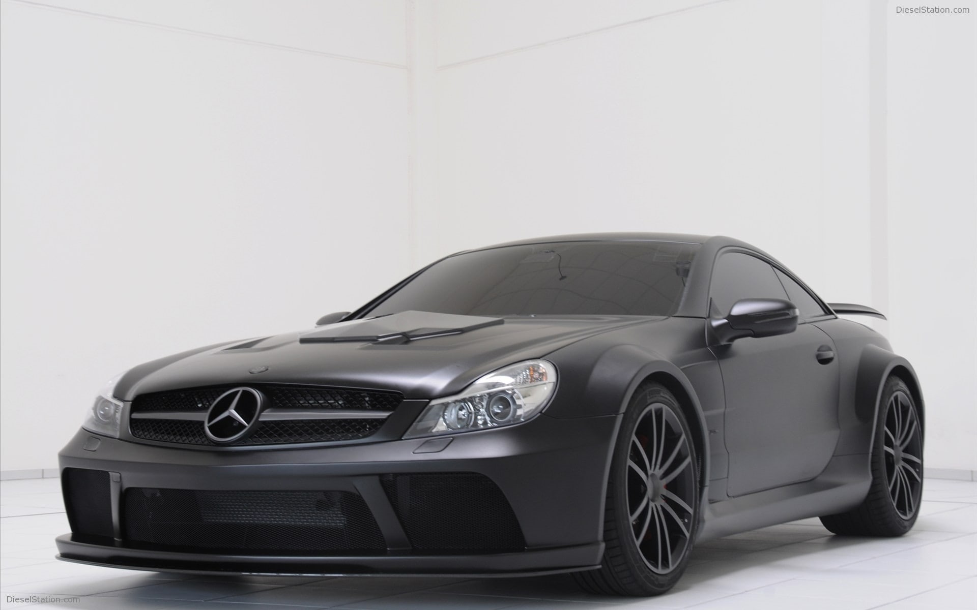 series, cars, amg, 1080P, hd, mercedes, vehicles, Black, sl, brabus, widescreen, benz, art, HD Wallpaper