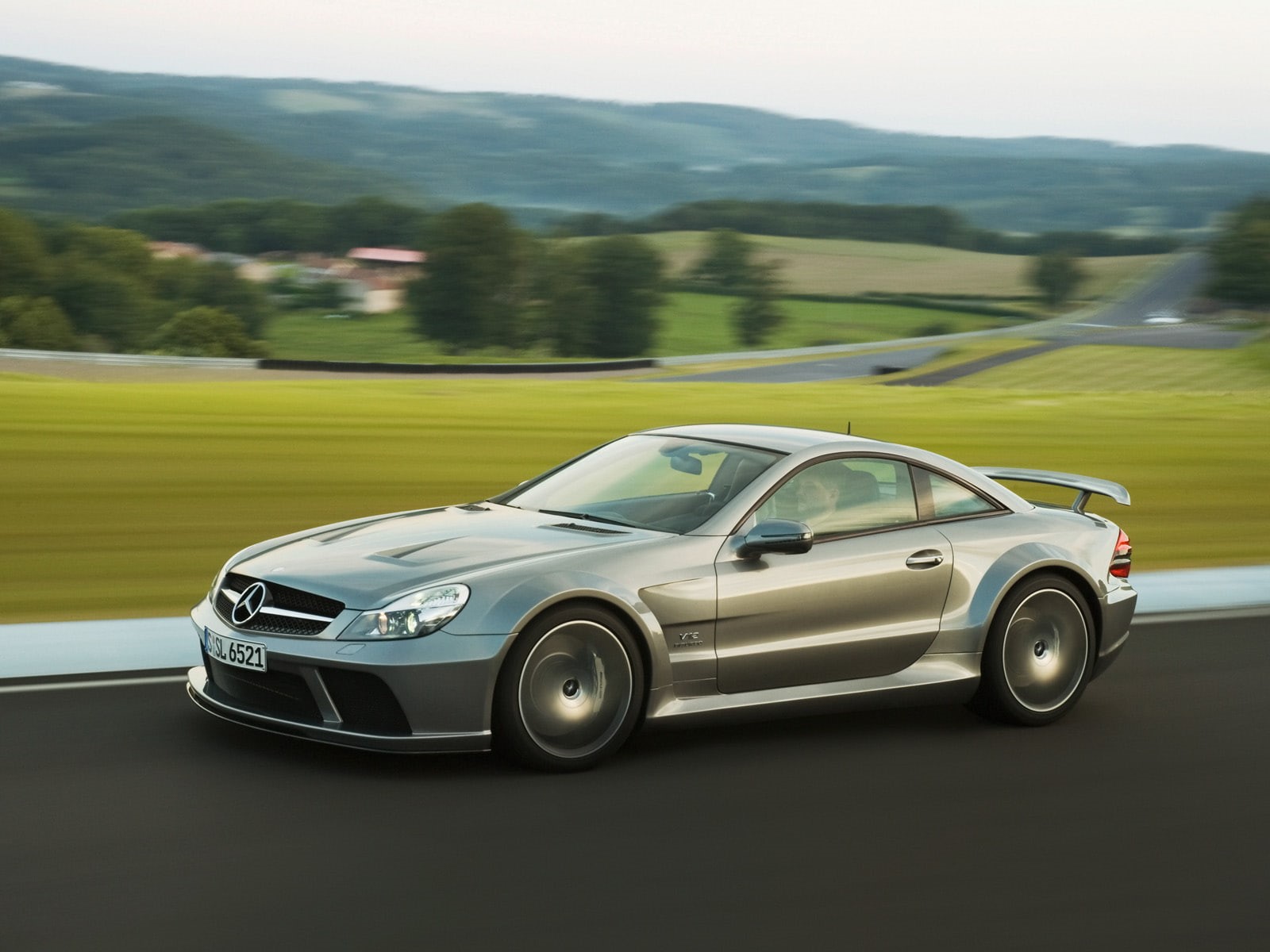 benz, sl65, series, black, 720P, amg, mercedes, HD Wallpaper