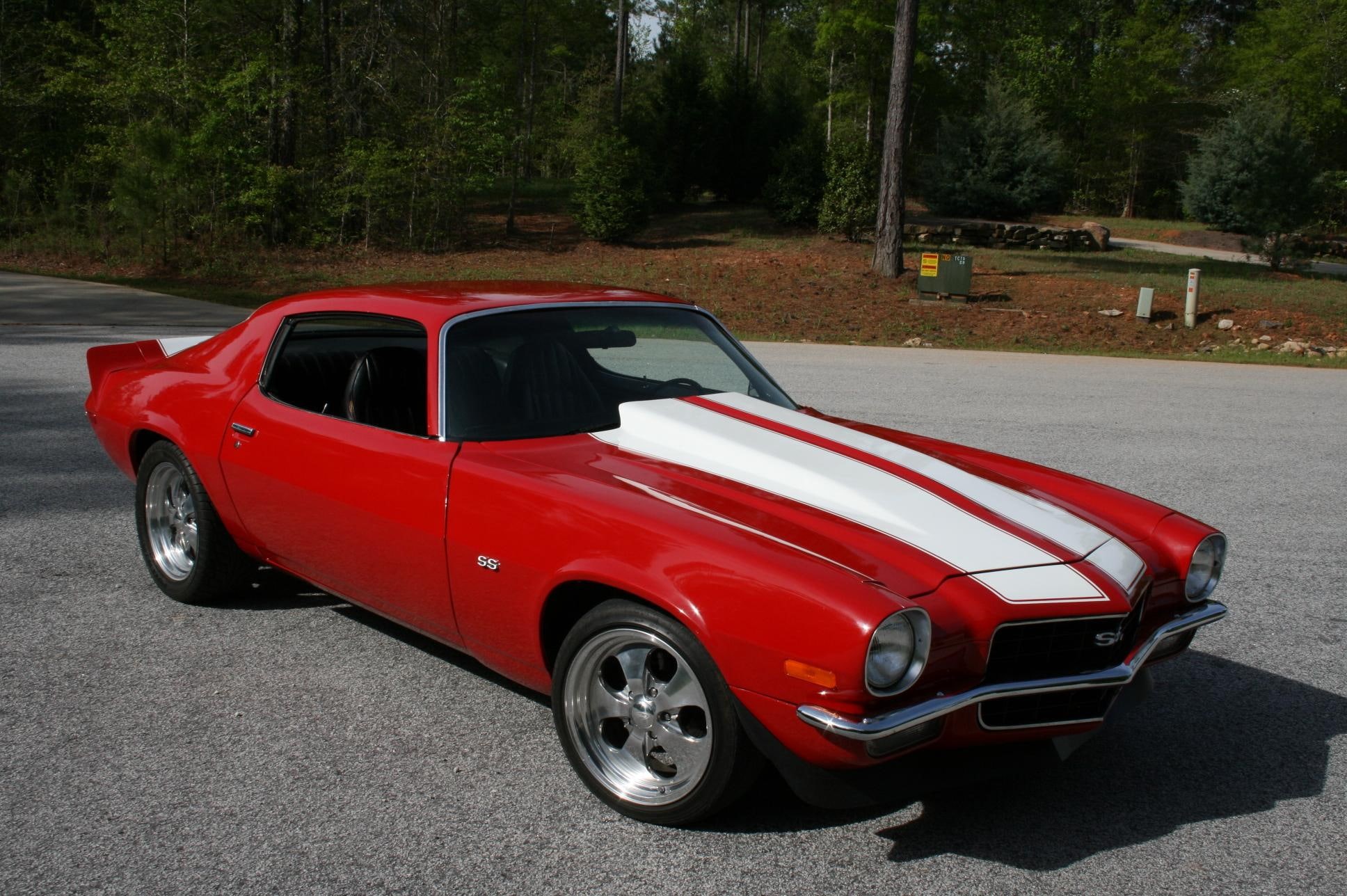 tribute, chevy, classic, chevrolet, cars, 1080P, camaro, 1971, muscle, antique, HD Wallpaper