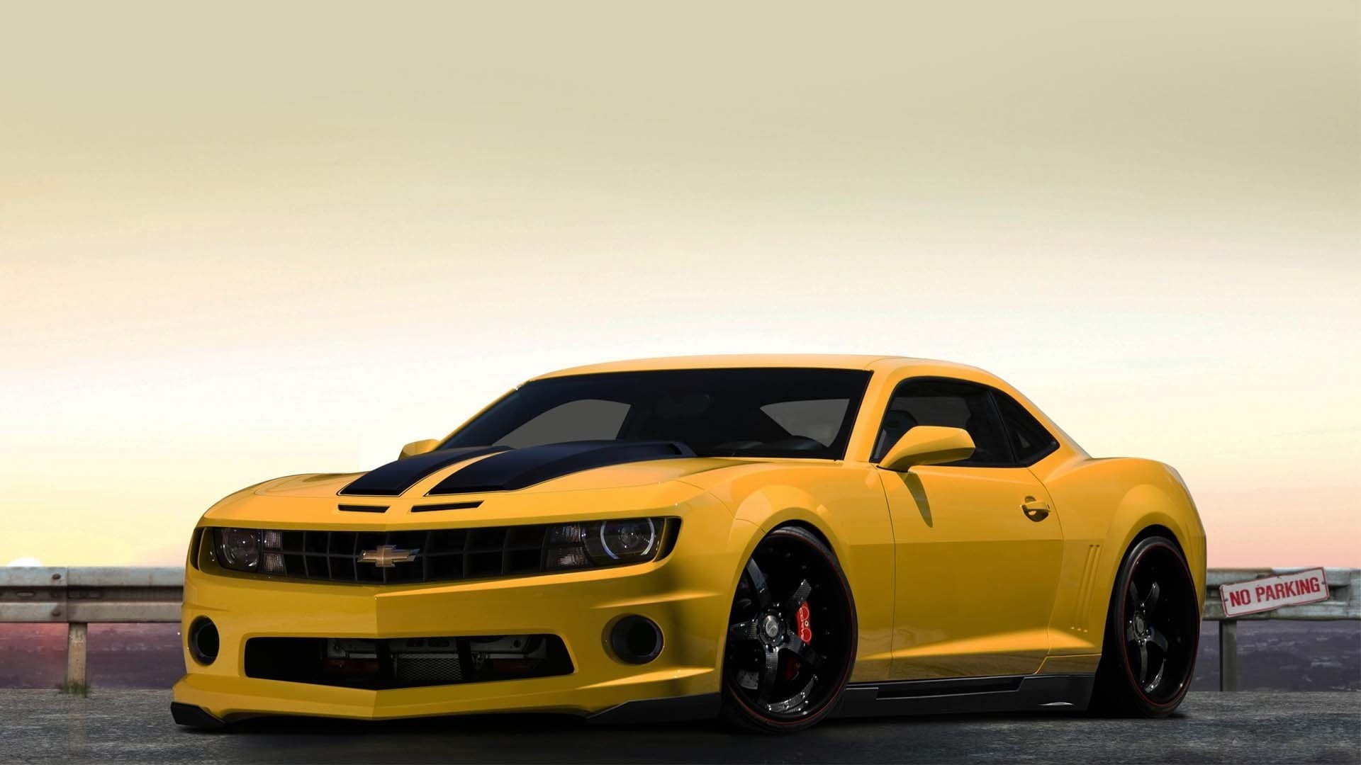 Chevrolet, vehicle, 1080P, car, Chevrolet Camaro, yellow cars, HD Wallpaper