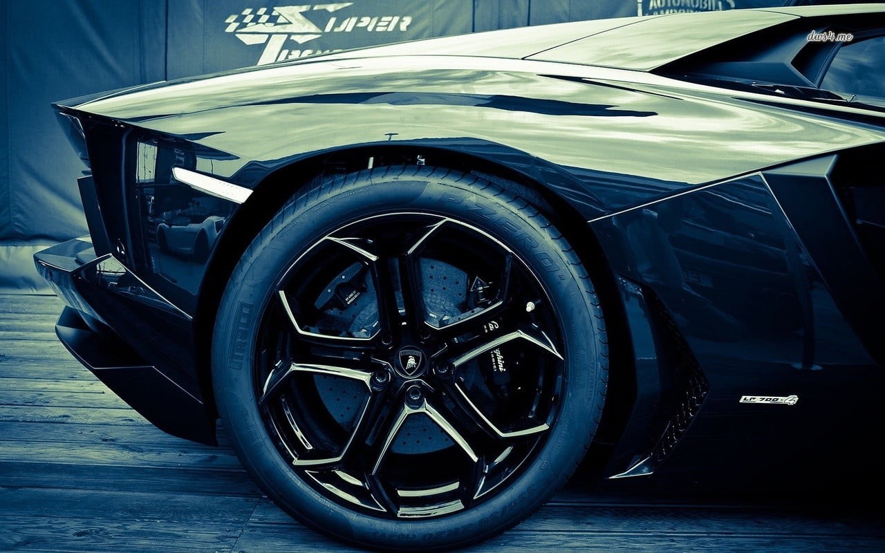 no people, mode of transportation, wheel, stationary, car, luxury, garage, land vehicle, metal, reflection, transportation, tire, spoke, travel, Lamborghini, HD Wallpaper