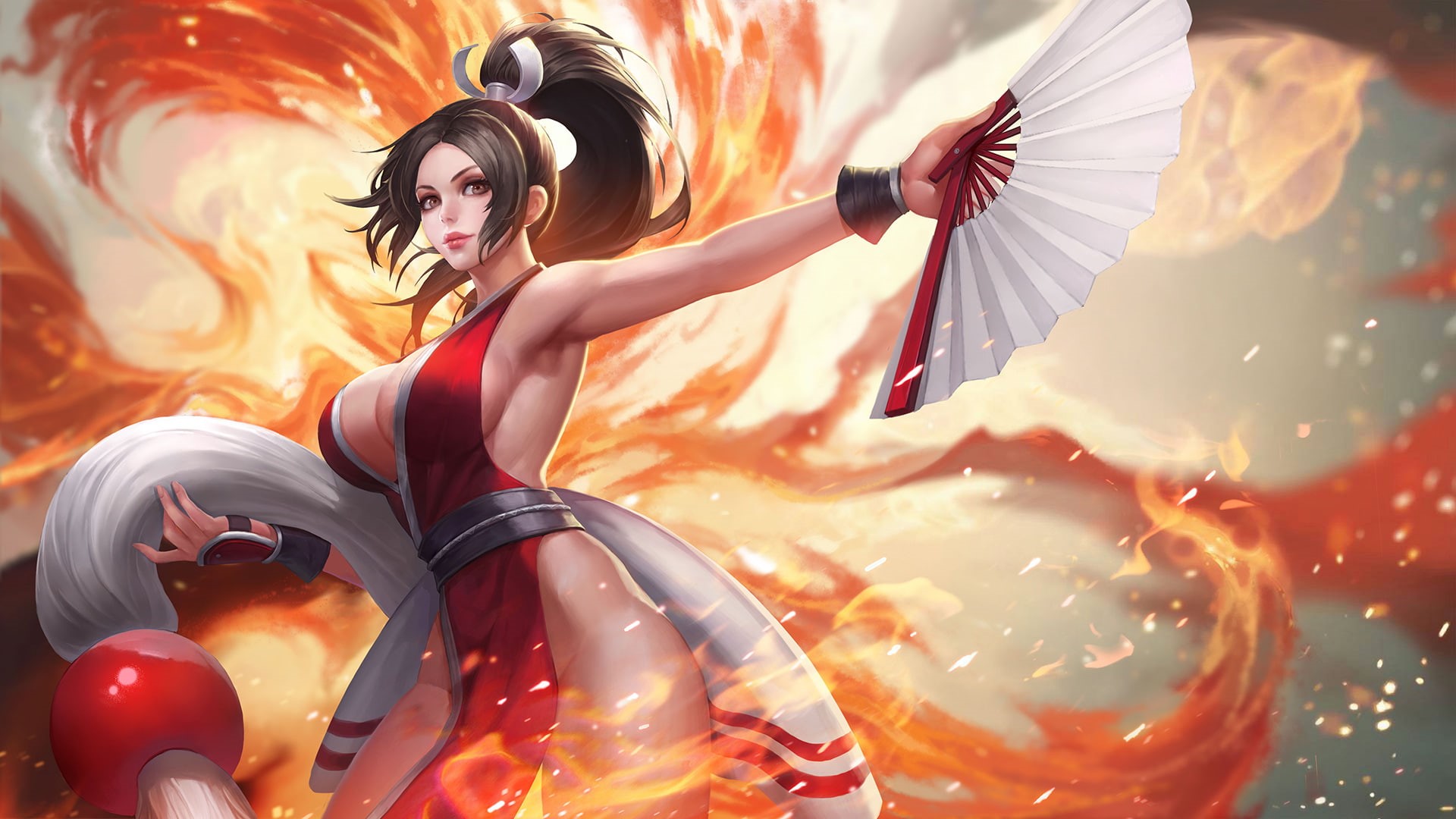 steel, dancing, sharp, desktop, glory, fan, rigid, spokes, bottom, shiranui, formidable, hd, made, mai, 1080P, weapon, top, king, razor, HD Wallpaper